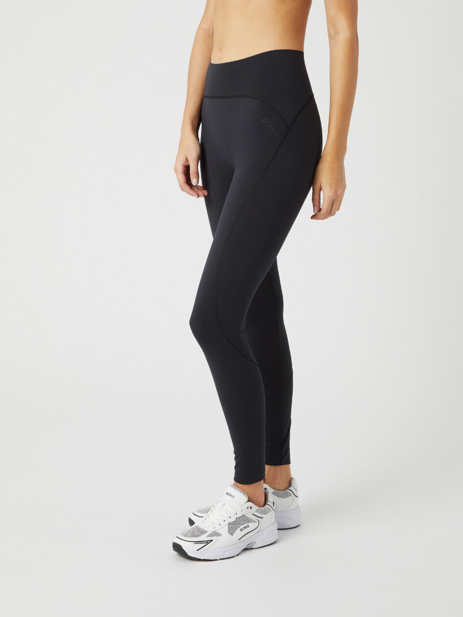 Bjorn Borg dames Sleek Tights, dames sportlegging, zwart
