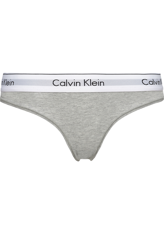 Calvin Klein dames Modern Cotton slip, grijs Calvin Klein dames Modern Cotton slip, grijs