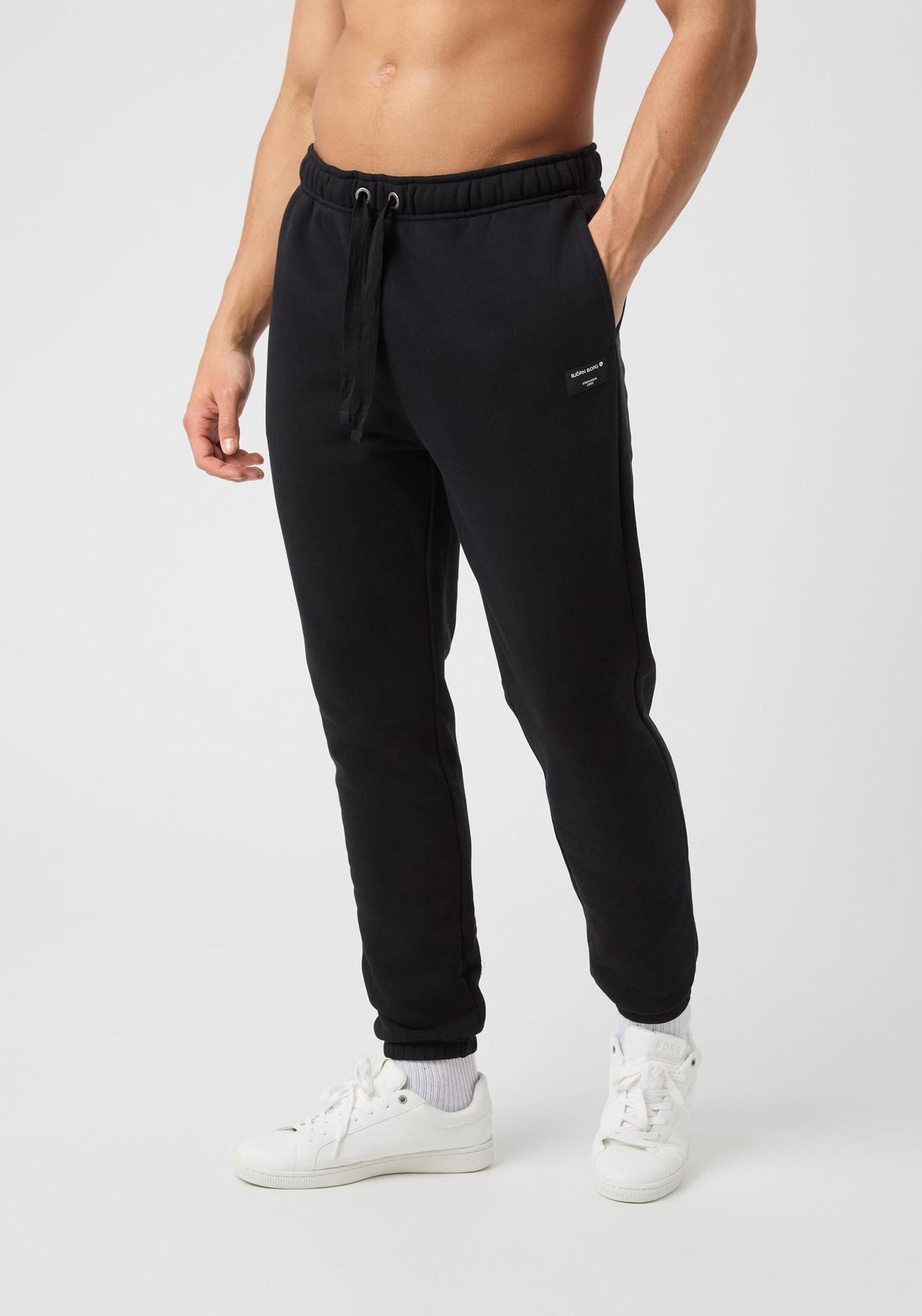 Bjorn Borg Centre Sweatpants, heren joggingbroek, zwart