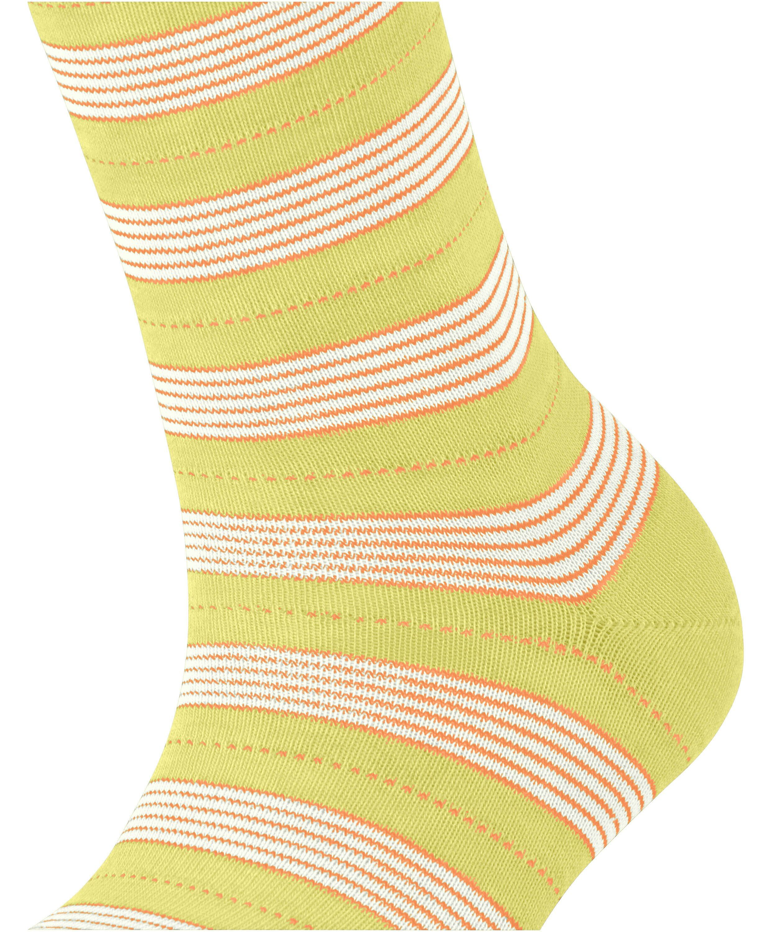 FALKE Stripe Uniform damessokken, geel (ananas)