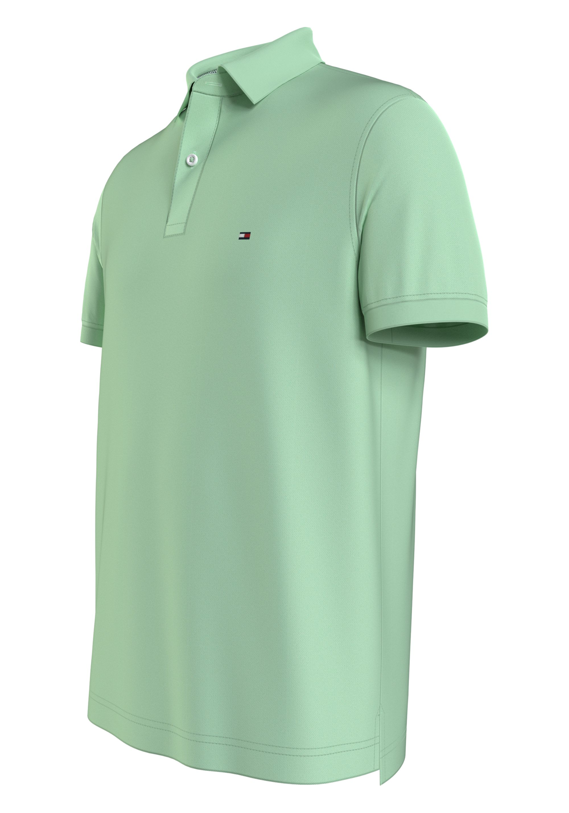 image_4_MW0MW17770LXZ_D_C4401wid2000amphei2000ampop_usm1710 Tommy Hilfiger 1985 Regular Polo, heren poloshirt, mintgroen