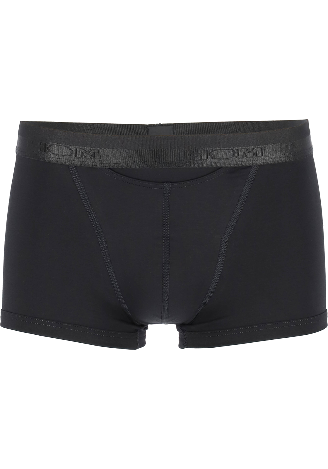 1-9009984072219-HOM-HOM_3595200004_BX_zwart_4foto_HR HOM HO1 boxer briefs (1-pack), heren boxer kort met horizontale gulp, zwart