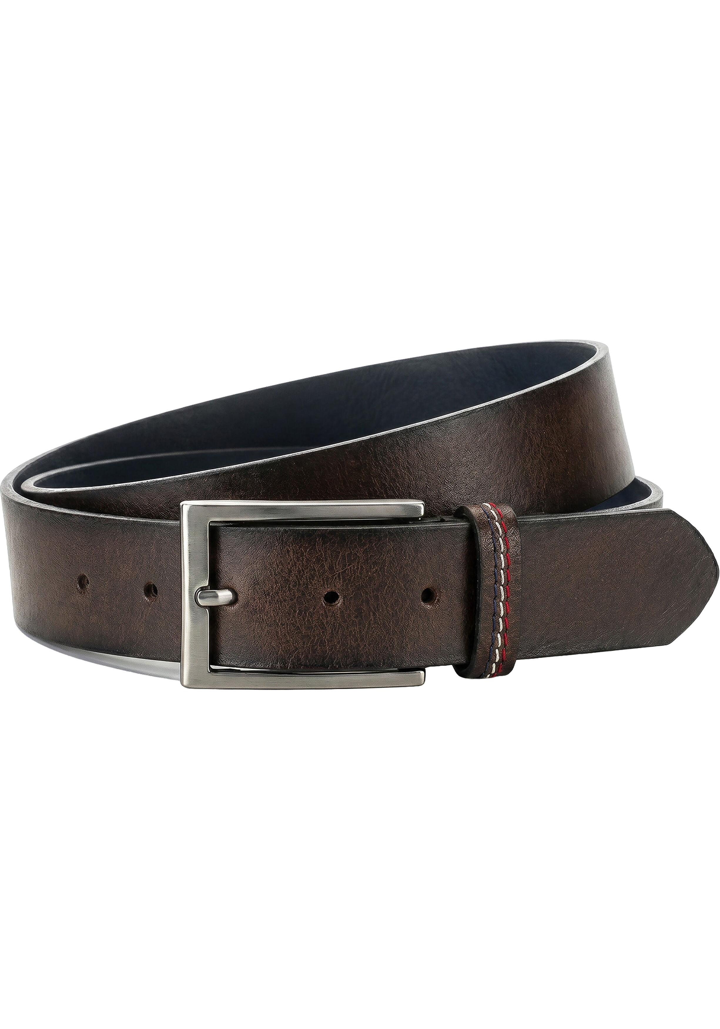 HECHTER leren heren riem, bruin