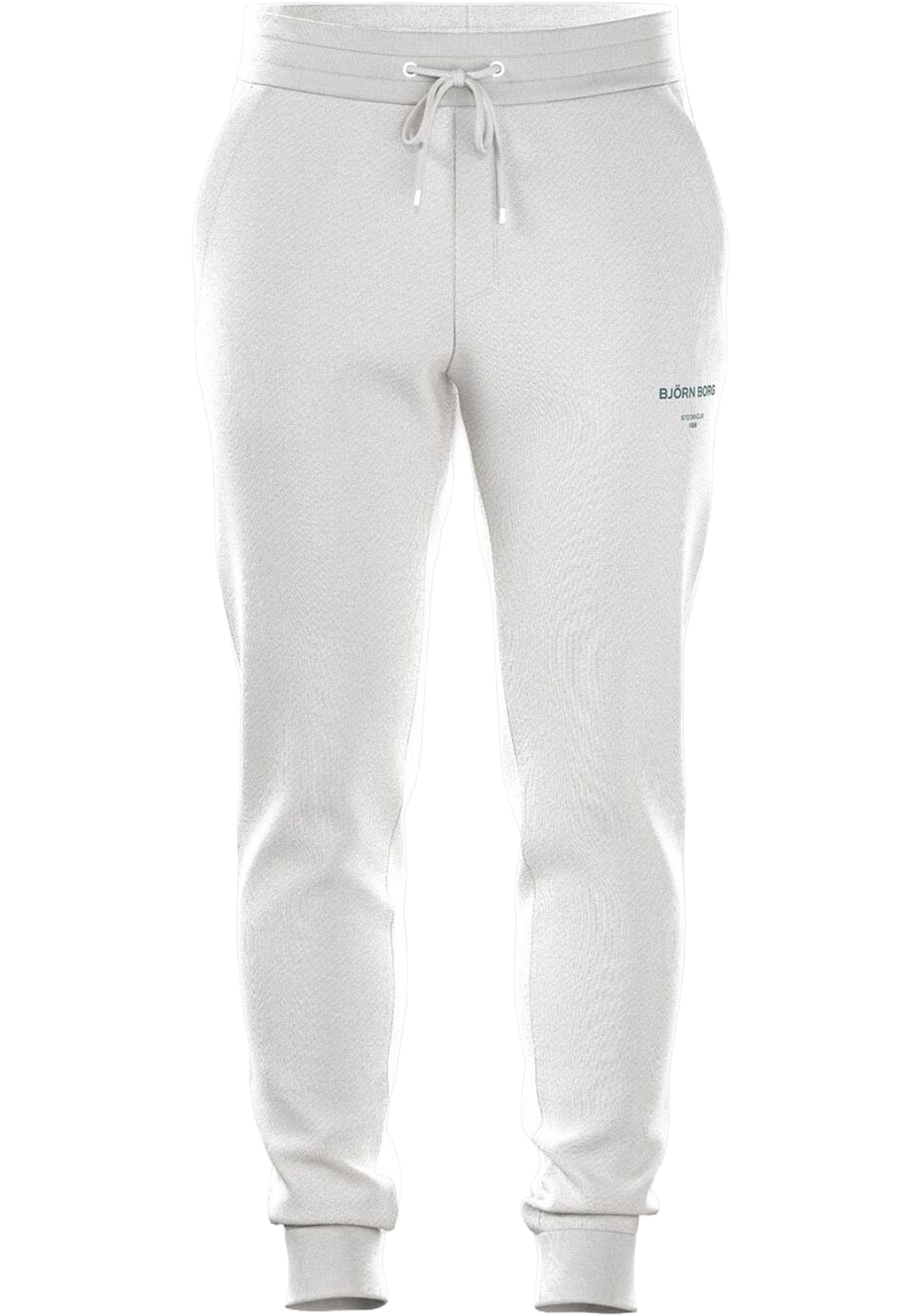 Bjorn Borg Essential 1 Pants, heren joggingbroek, wit
