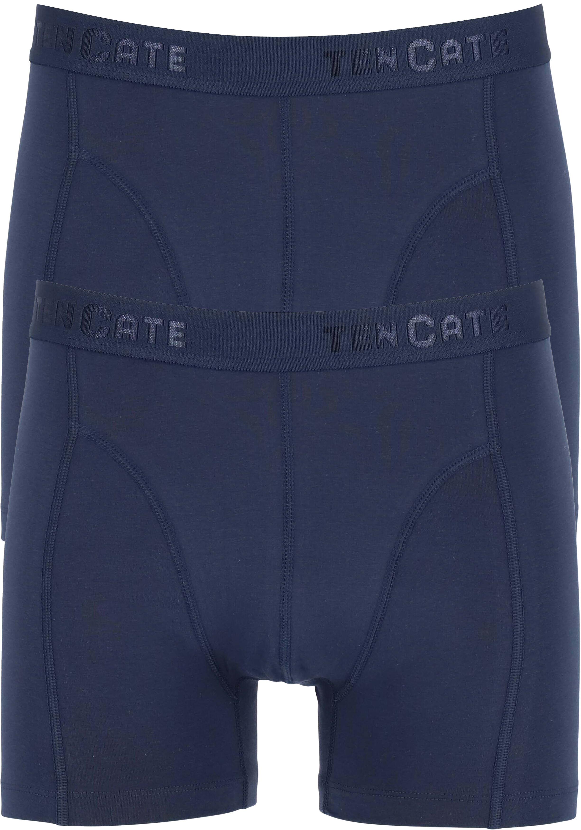 TEN CATE Basics men shorts (2-pack), heren boxers normale lengte, blauw