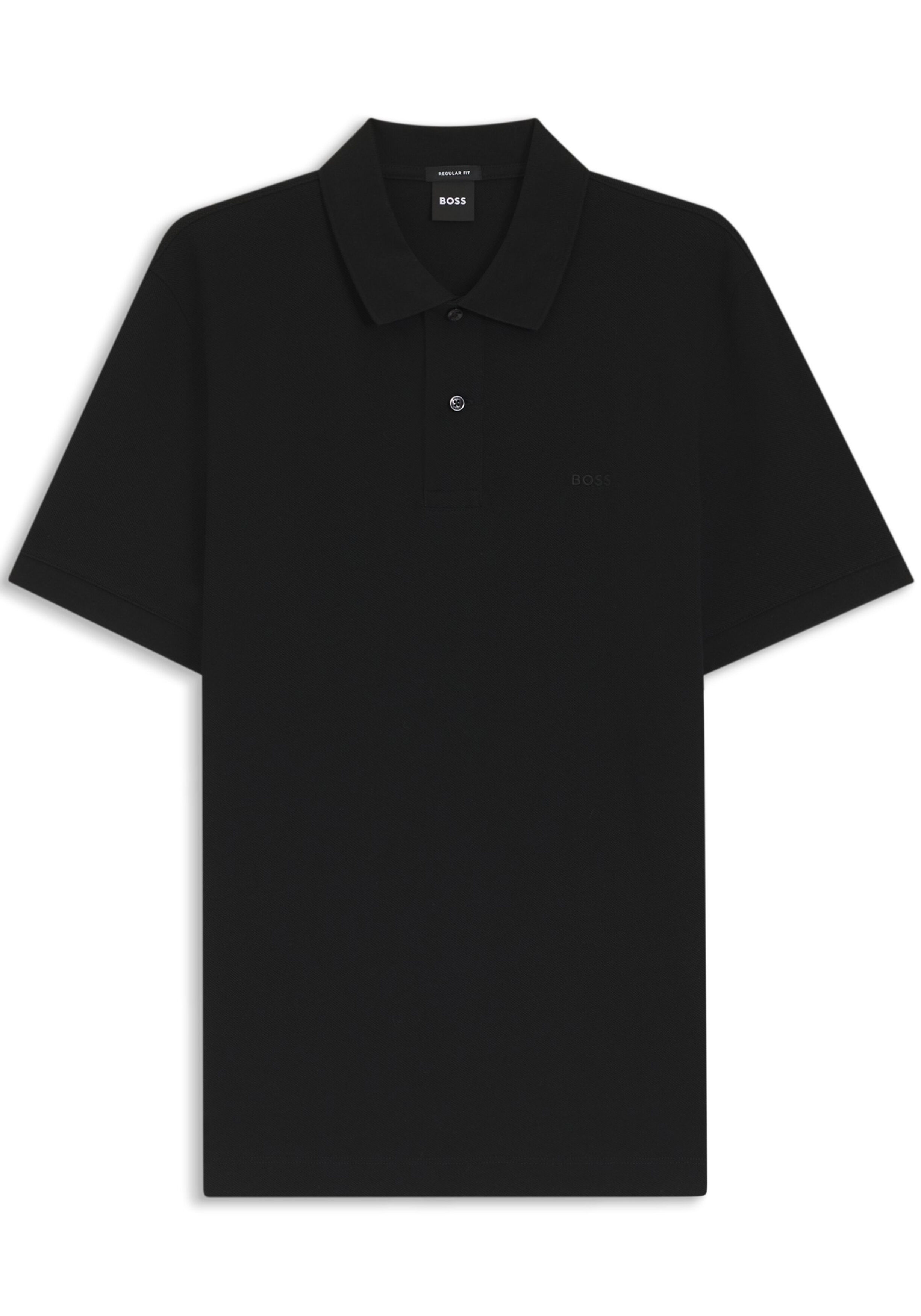 BOSS Pallas regular fit polo, pique, zwart