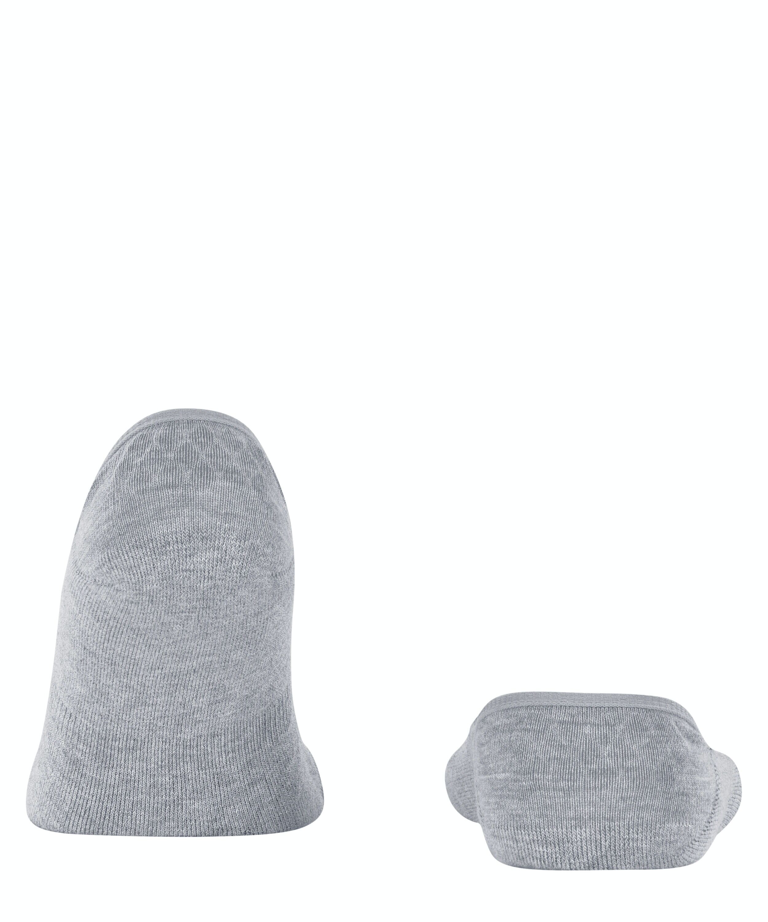 Burlington Athleisure heren invisible sokken, grijs (light grey mel.)