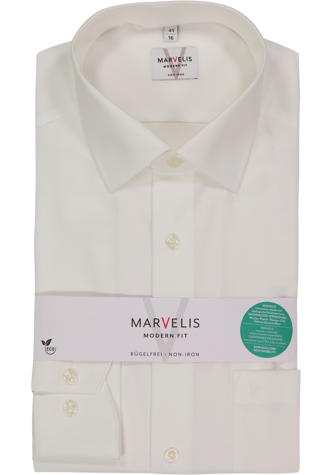 MARVELIS modern fit overhemd, beige MARVELIS modern fit overhemd, beige
