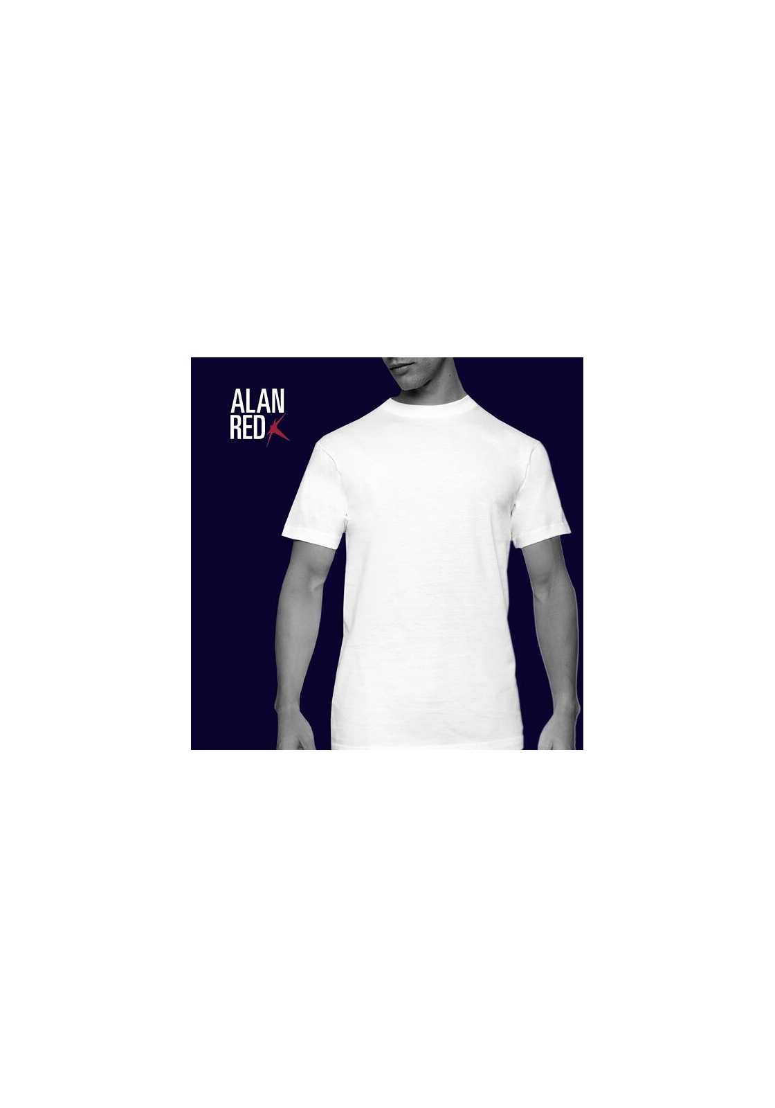 31292_Alan_Red_T-shirts_Virginia ALAN RED T-shirts Virginia (4-pack), O-hals, blauw