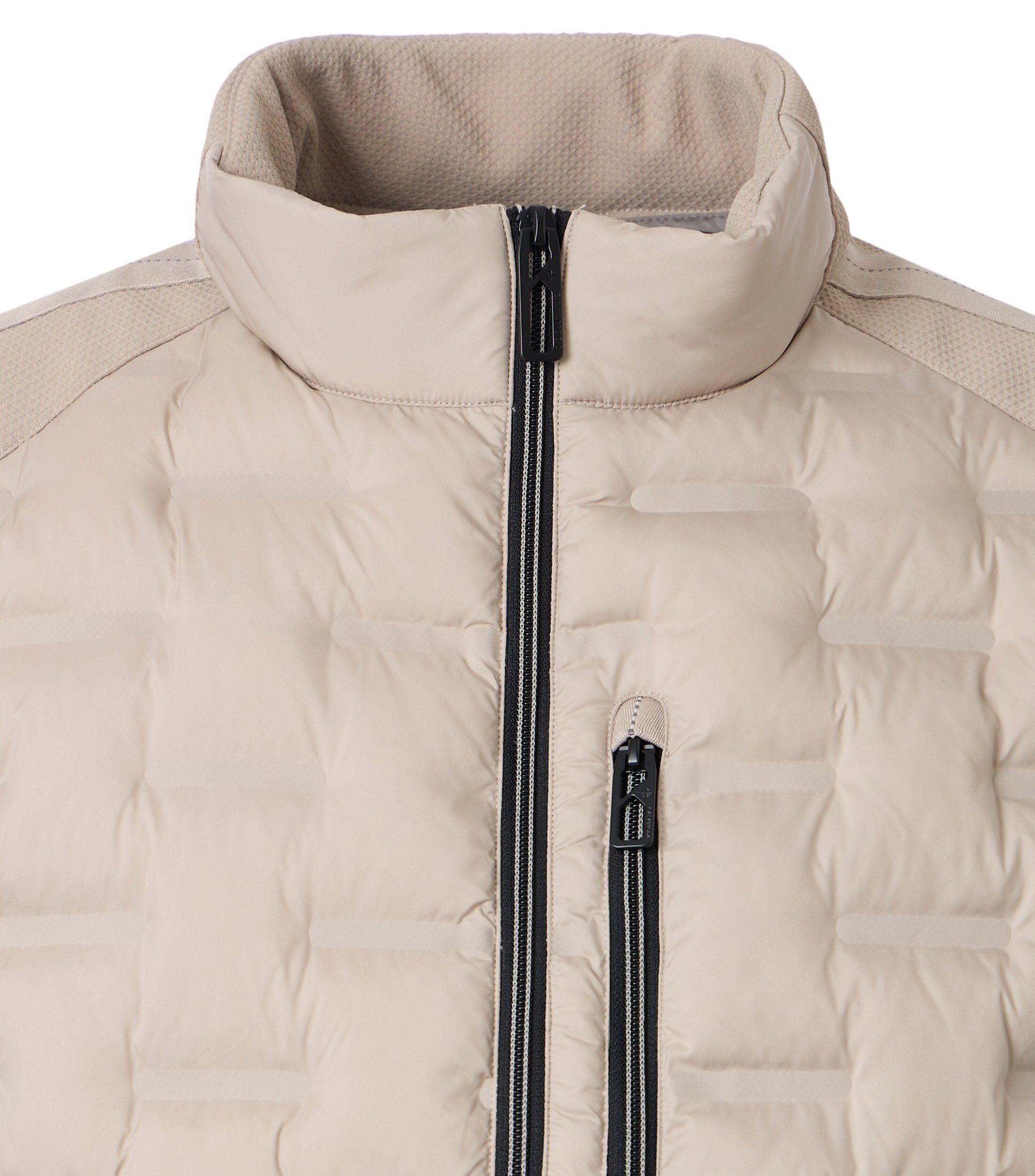 CASA MODA comfort fit bodywarmer, beige, zwart