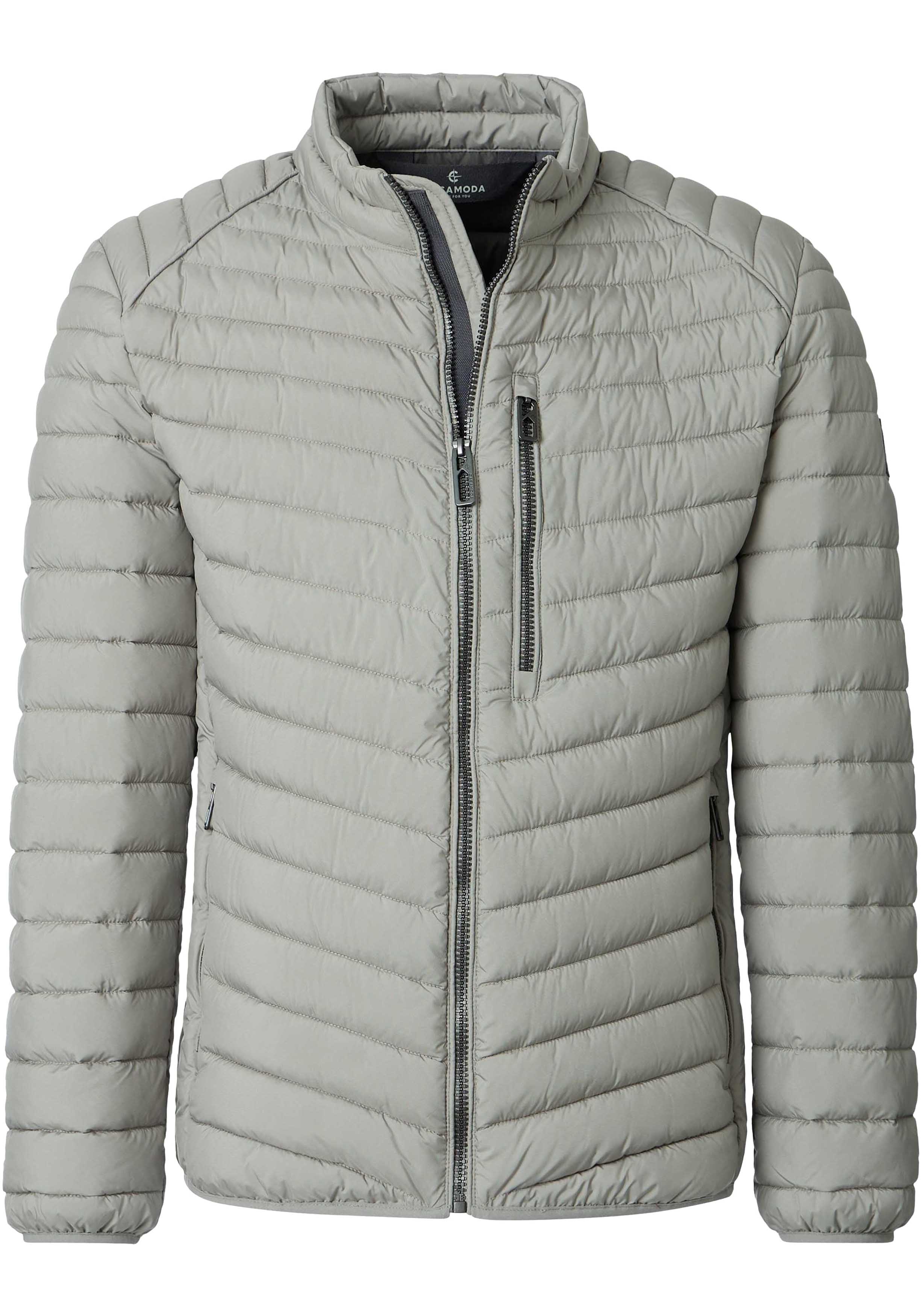 CASA MODA comfort fit tussenjas, grijs, wit
