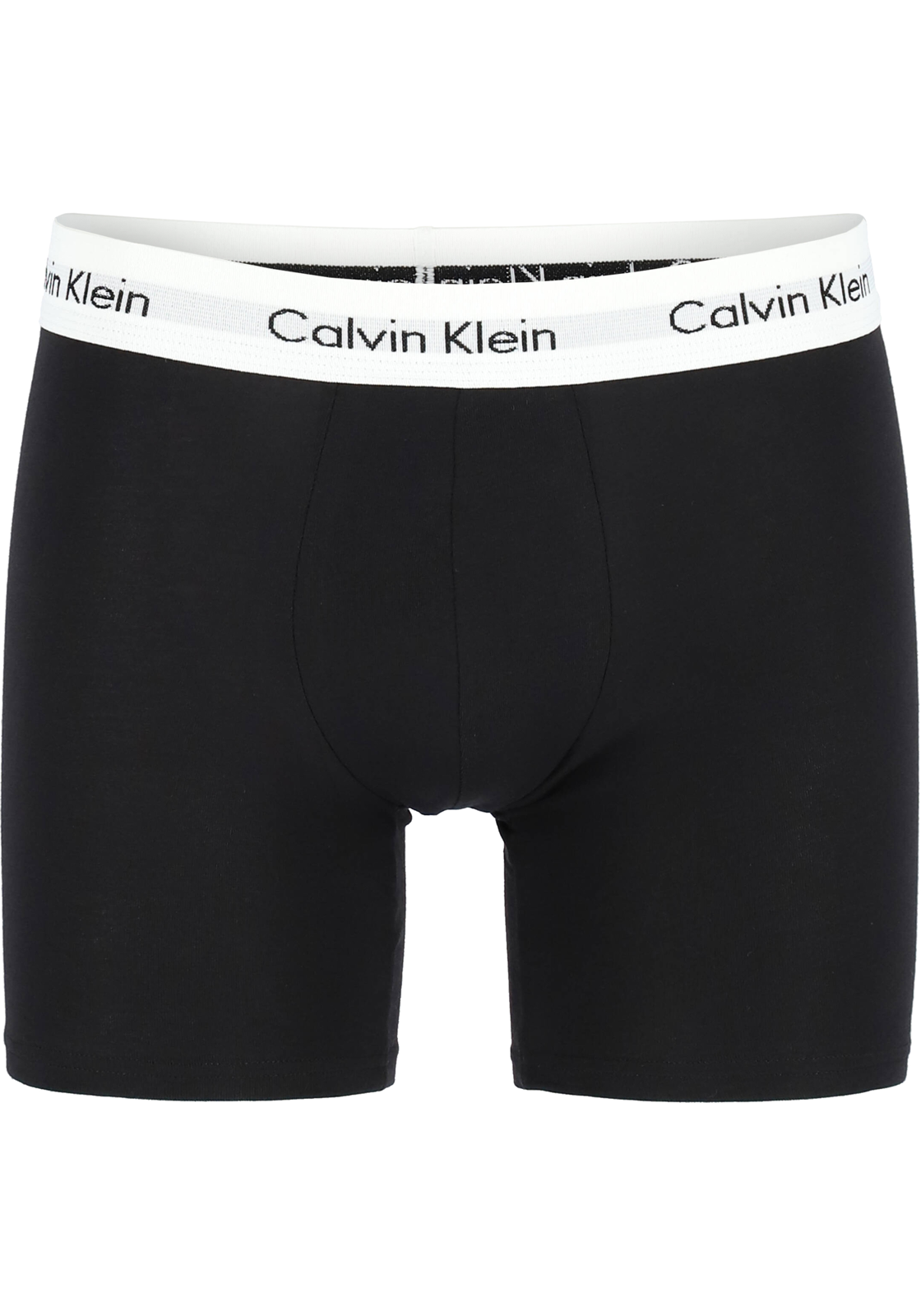 2-8719115052621_calvin-klein-boxer_HR Calvin Klein Cotton Stretch boxer brief (3-pack), heren boxers extra lang, zwart met witte tailleband