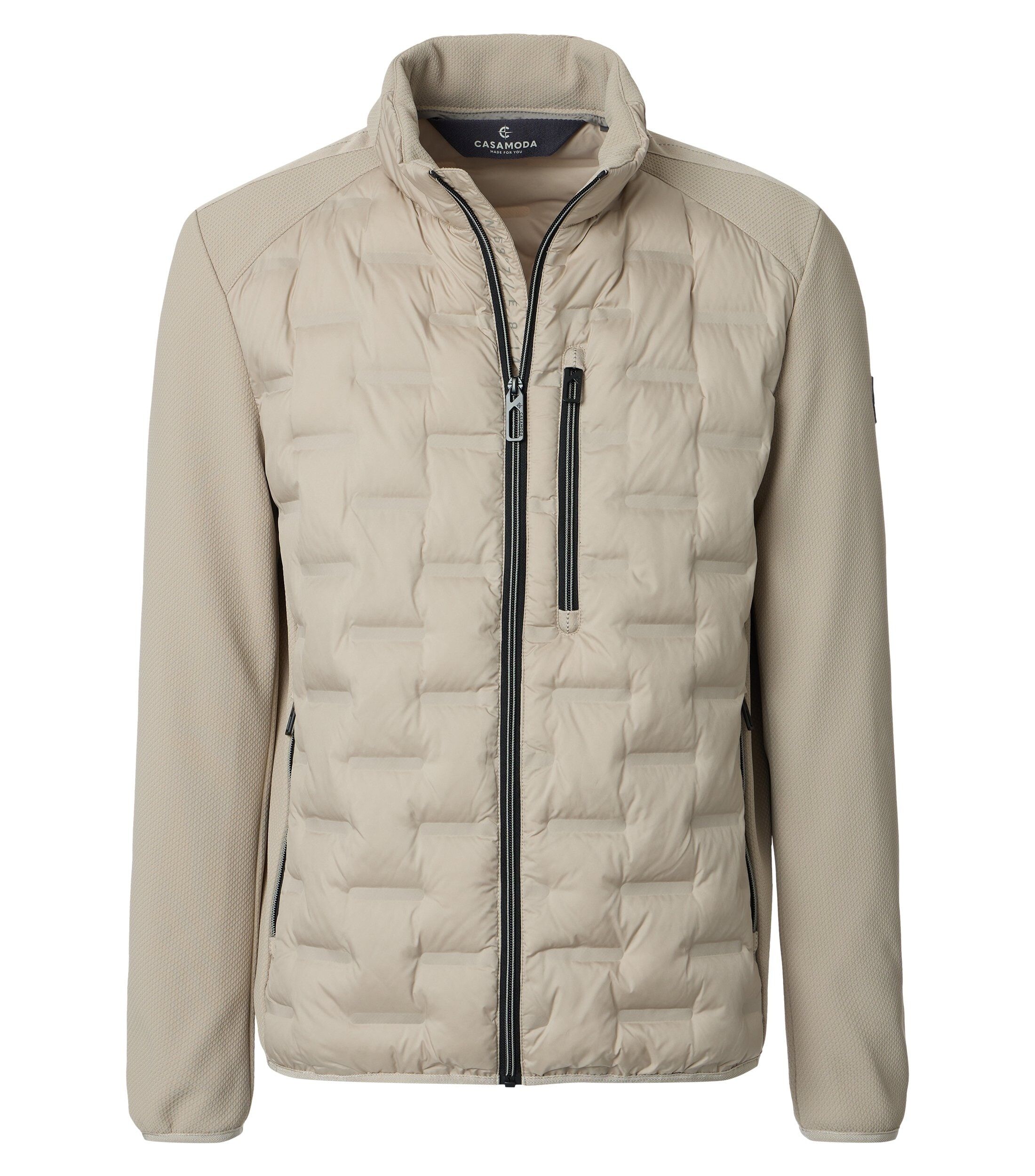 CASA MODA comfort fit tussenjas, beige, zwart