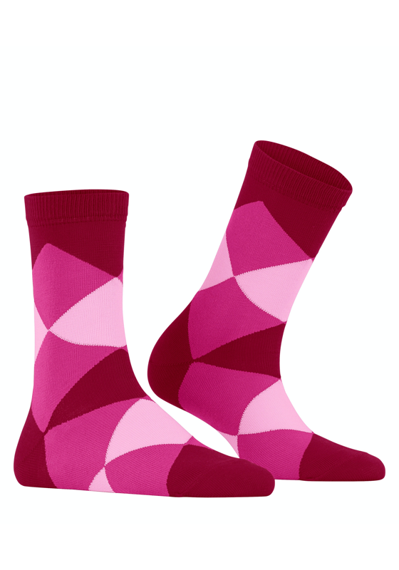 Burlington Bonnie damessokken kort, roze (cranberry) Burlington Bonnie damessokken kort, roze (cranberry)