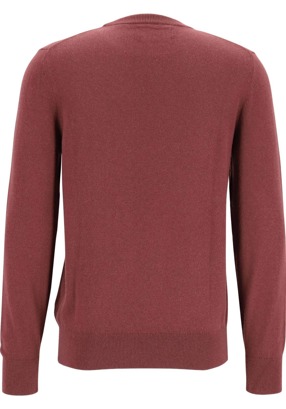 3-7325868306327-Marc_OPolo-MP_TR_rood_329514460504690_360_HR Marc O'Polo regular fit pullover, heren trui wol- met katoenmengsel met O-hals, bordeauxrood (middeldik)