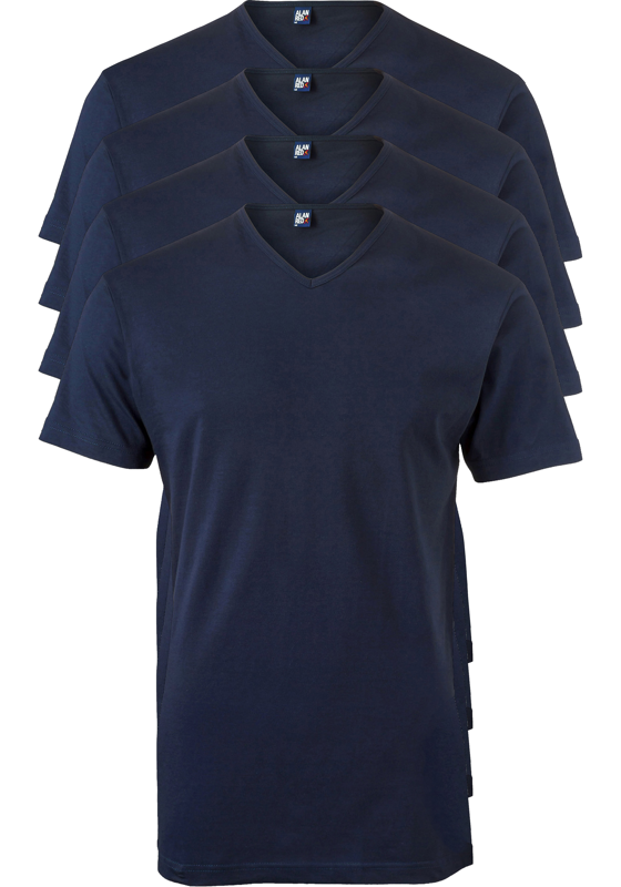 ALAN RED T-shirts Vermont (4-pack), V-hals, donkerblauw ALAN RED T-shirts Vermont (4-pack), V-hals, donkerblauw