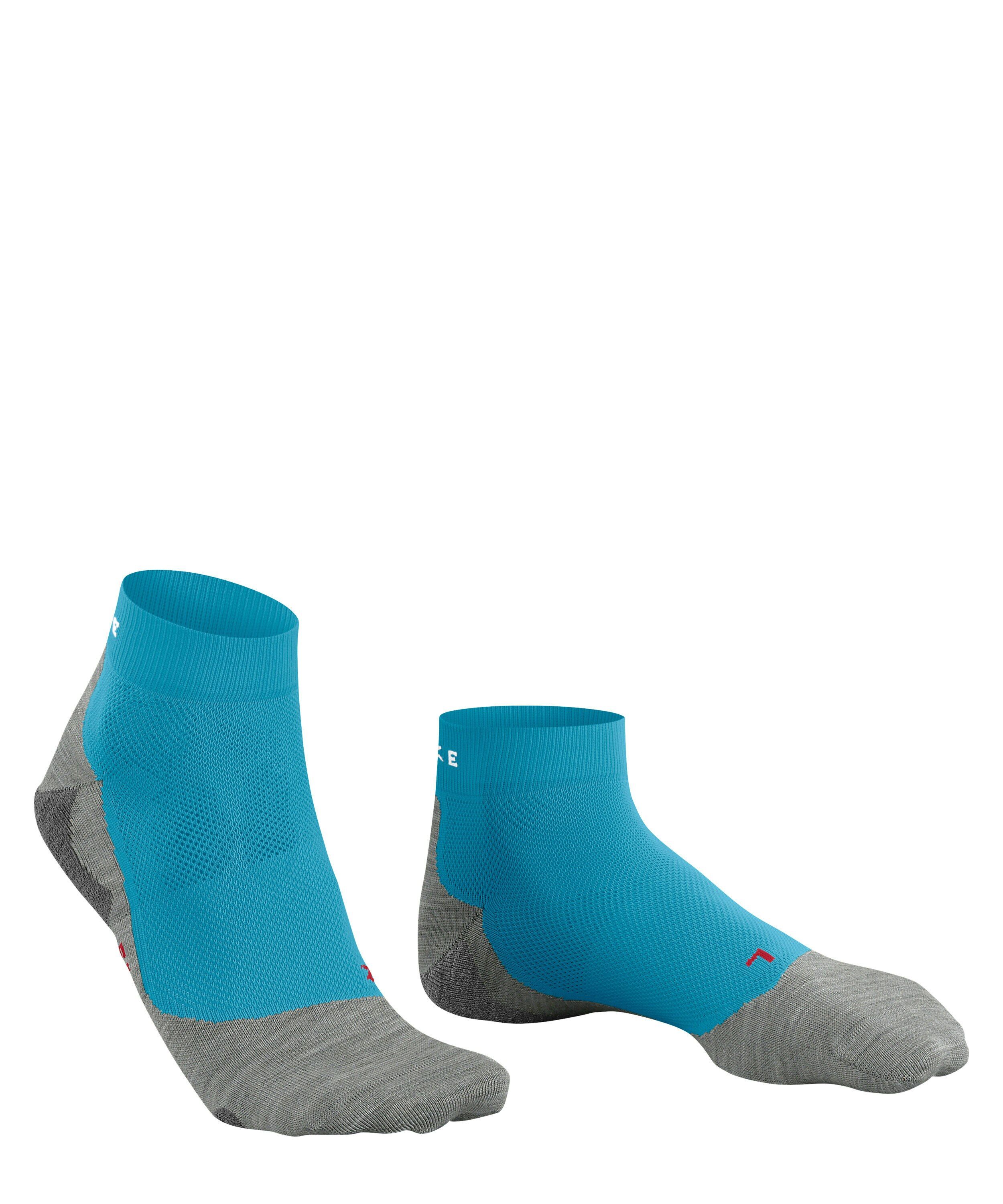 FALKE RU5 Race Short heren running sokken kort, turquoise (turquoise)