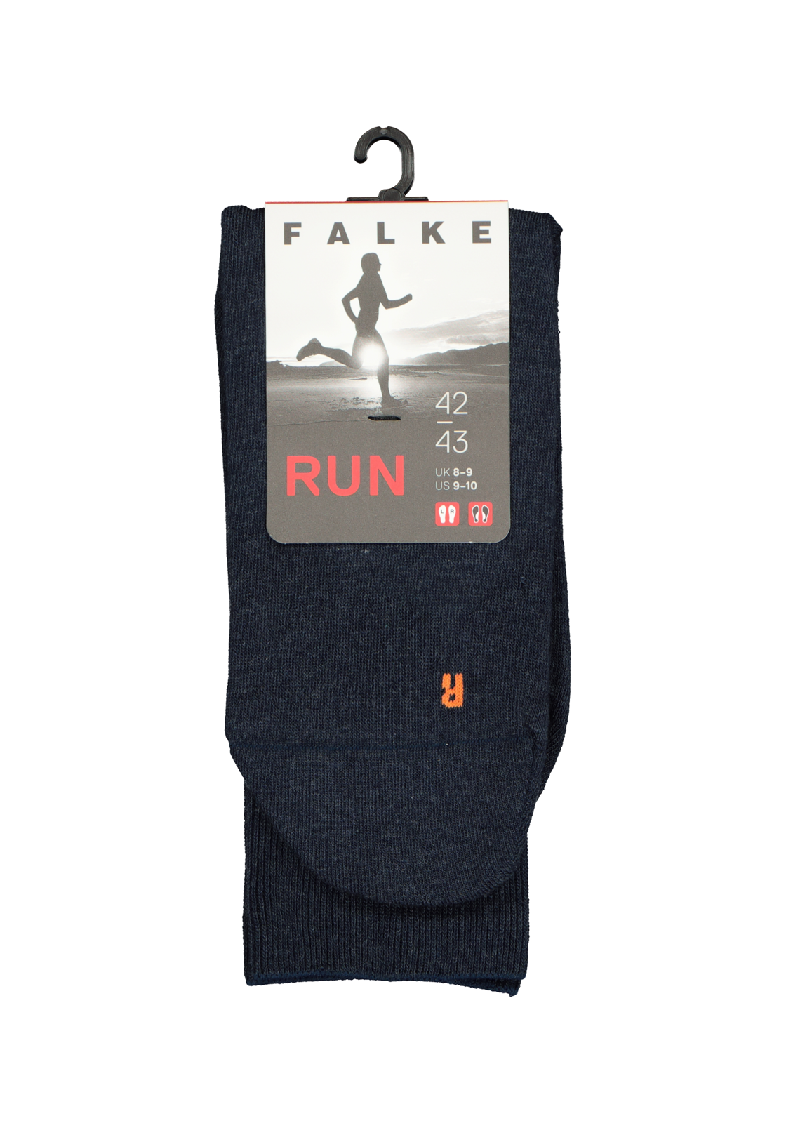 3-4004757277483_sok_HR FALKE Run unisex sokken, marine blauw melange (navy blue melange)