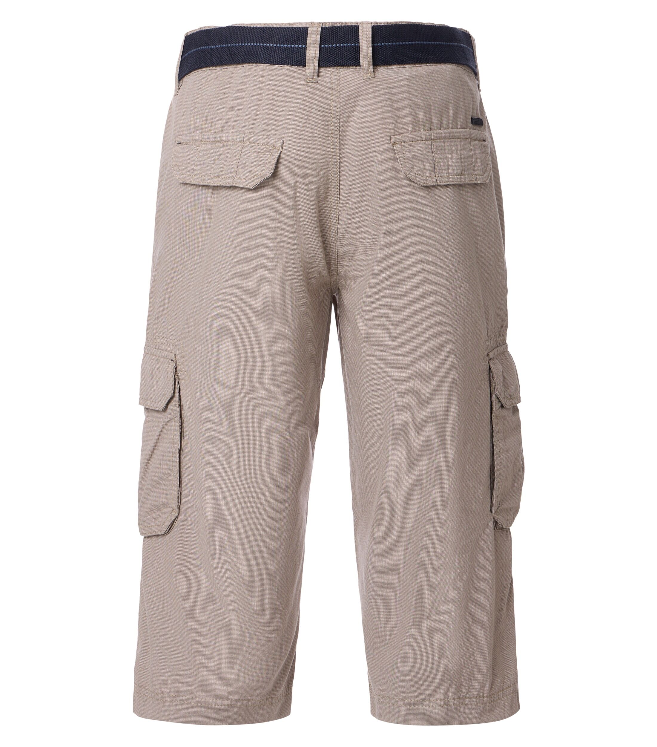 CASA MODA driekwart shorts BEN, heren cargo bermuda over de knie, beige