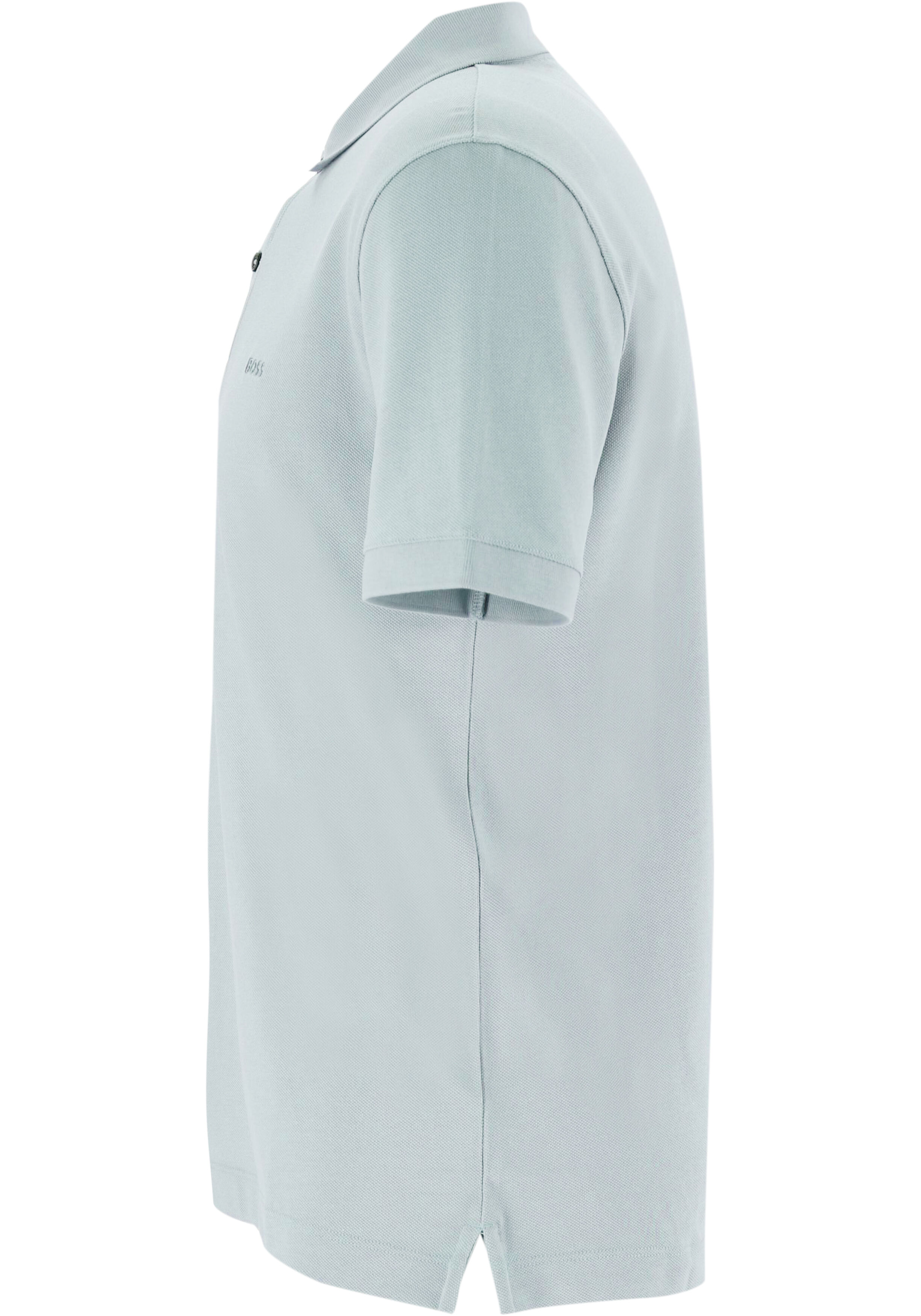 BOSS Pallas regular fit polo, pique, lichtblauw