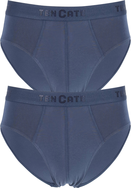 TEN CATE Basics men slip (2-pack), heren sportslips, blauw TEN CATE Basics men slip (2-pack), heren sportslips, blauw