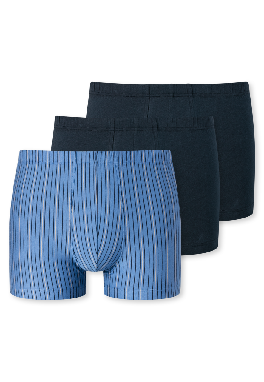 SCHIESSER 95/5 boxer (3-pack), heren short biologisch katoen gestreept multicolor