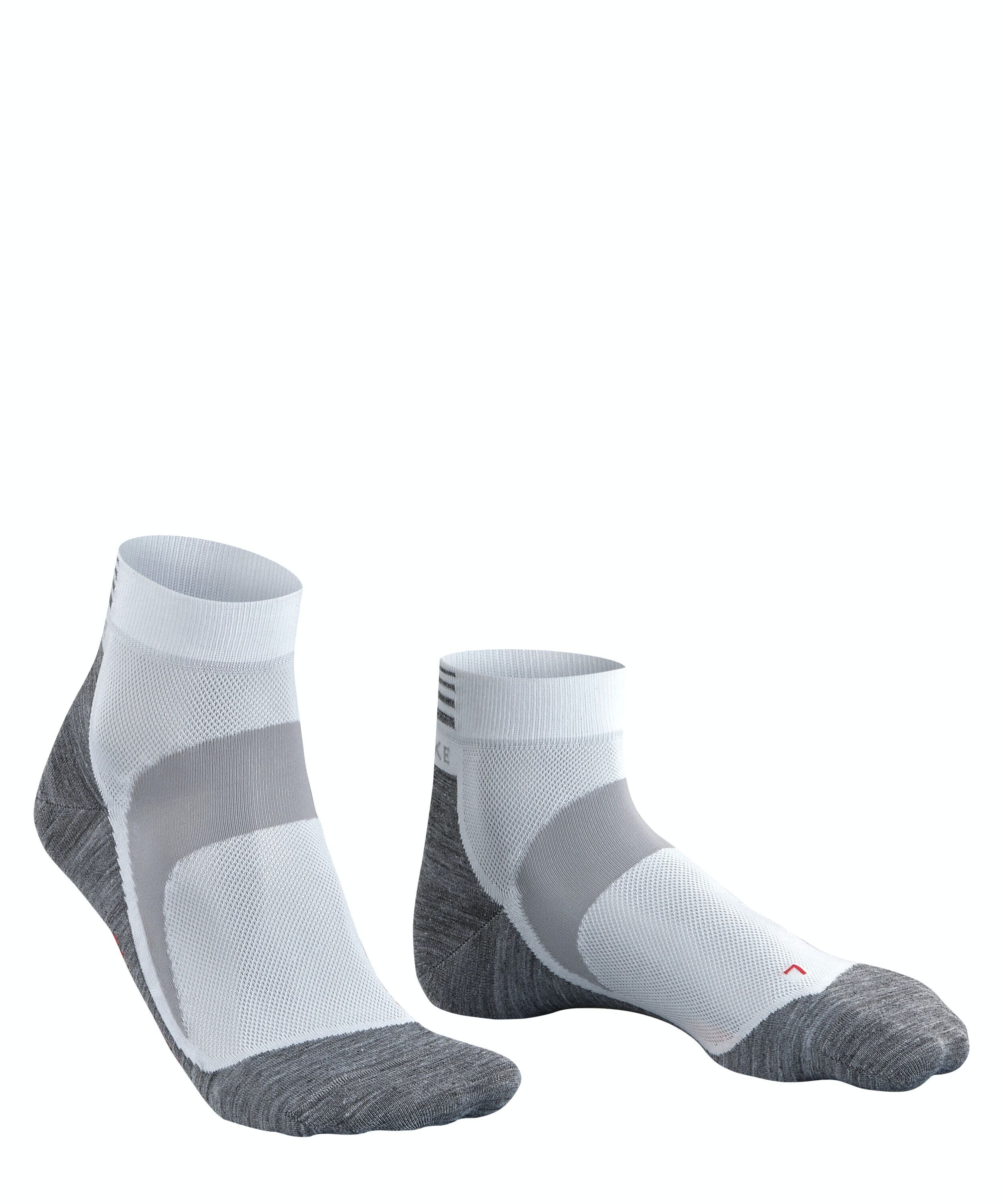 FALKE BC6 Pro Short unisex biking sokken  kort, wit (white-mix)
