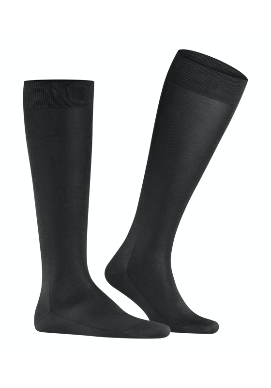 FALKE Tiago heren kniekousen, zwart (black) FALKE Tiago heren kniekousen, zwart (black)