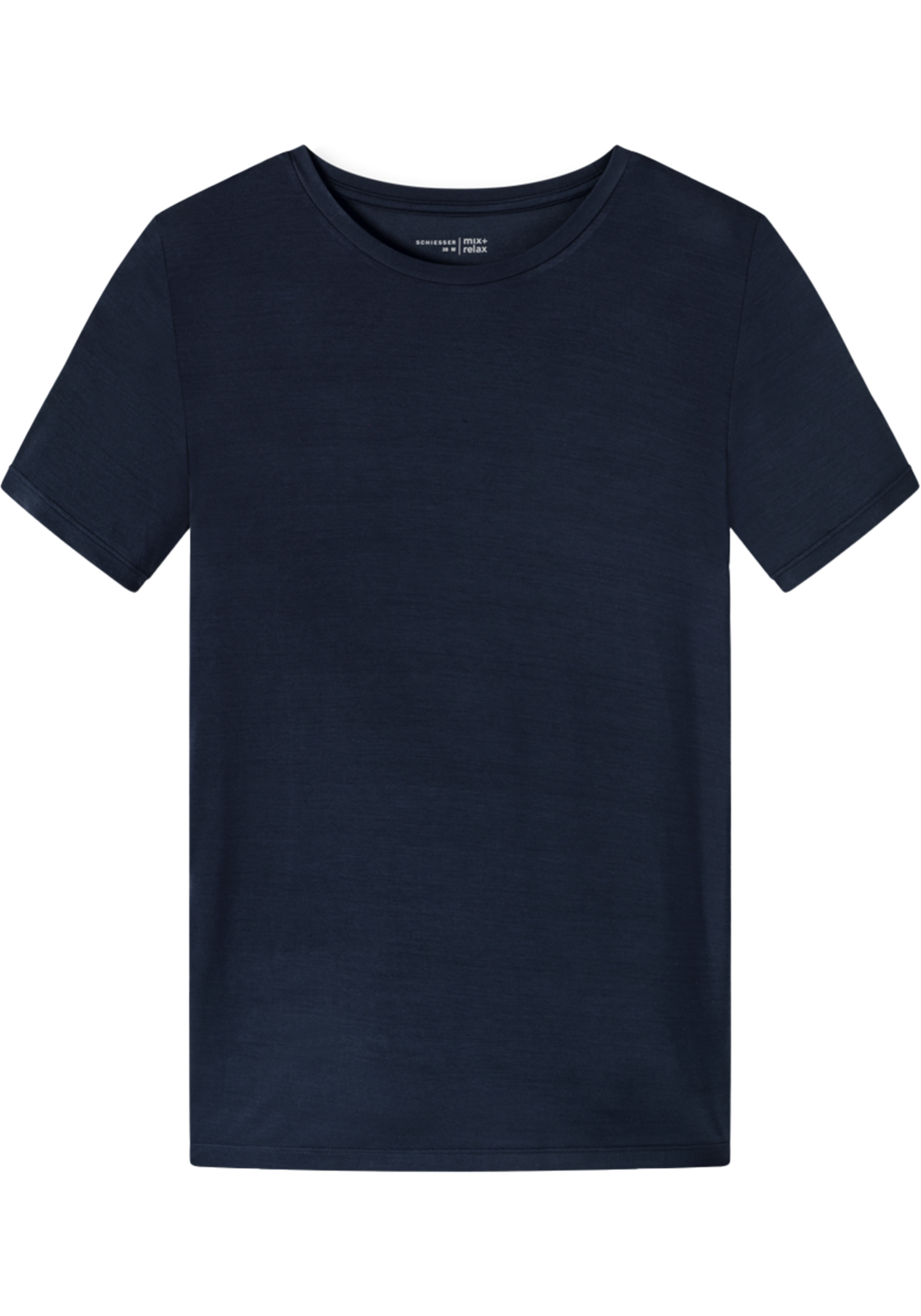 1-4007065977441-schiesser-shirt_HR SCHIESSER Mix+Relax T-shirt, dames shirt korte mouwen modal blauw