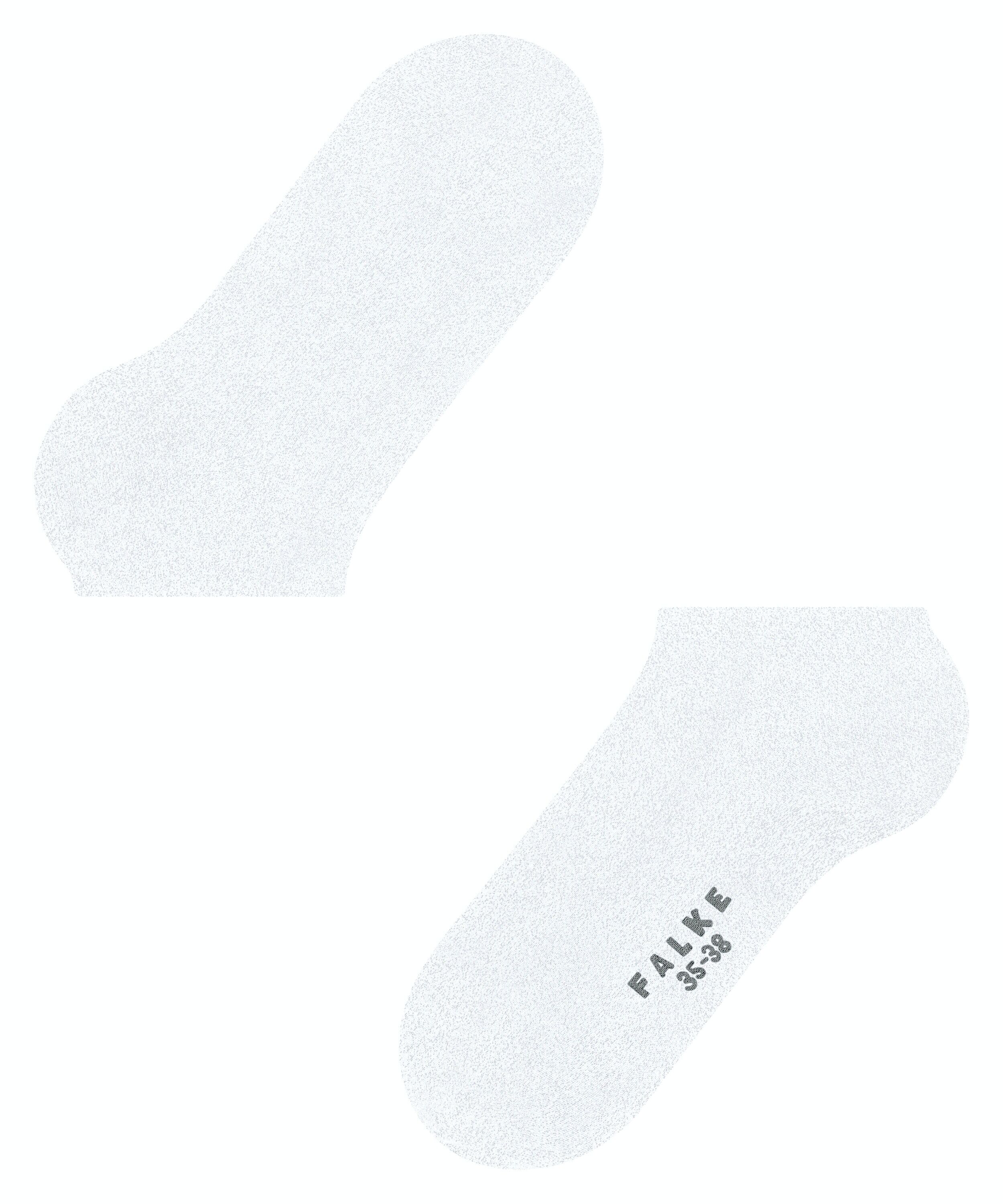 FALKE Shiny dames sneakersokken, wit (white)