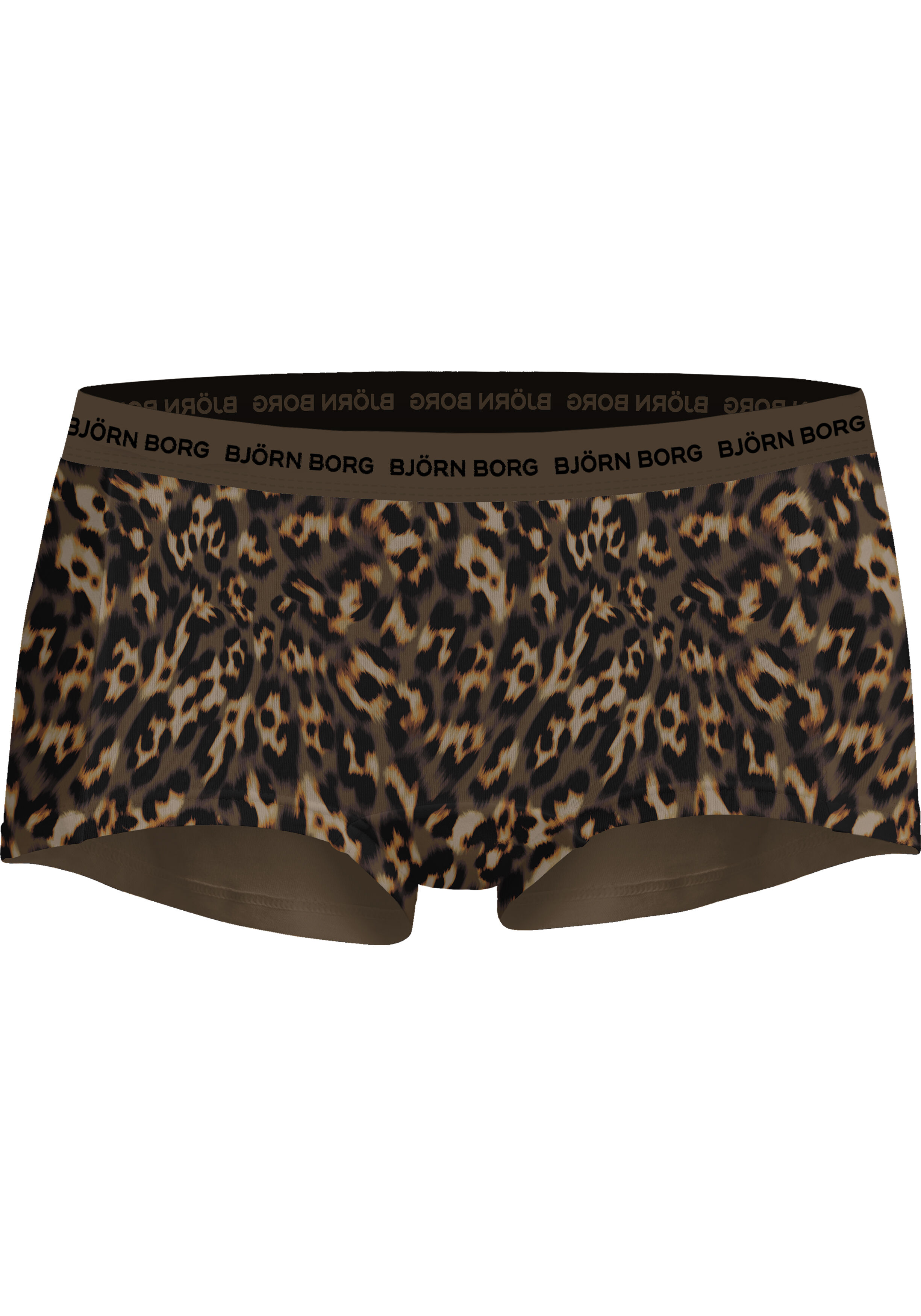 Bjorn Borg dames Core minishorts, boxers korte pijpen (5-pack), zwart, grijs, print, groen, grijs
