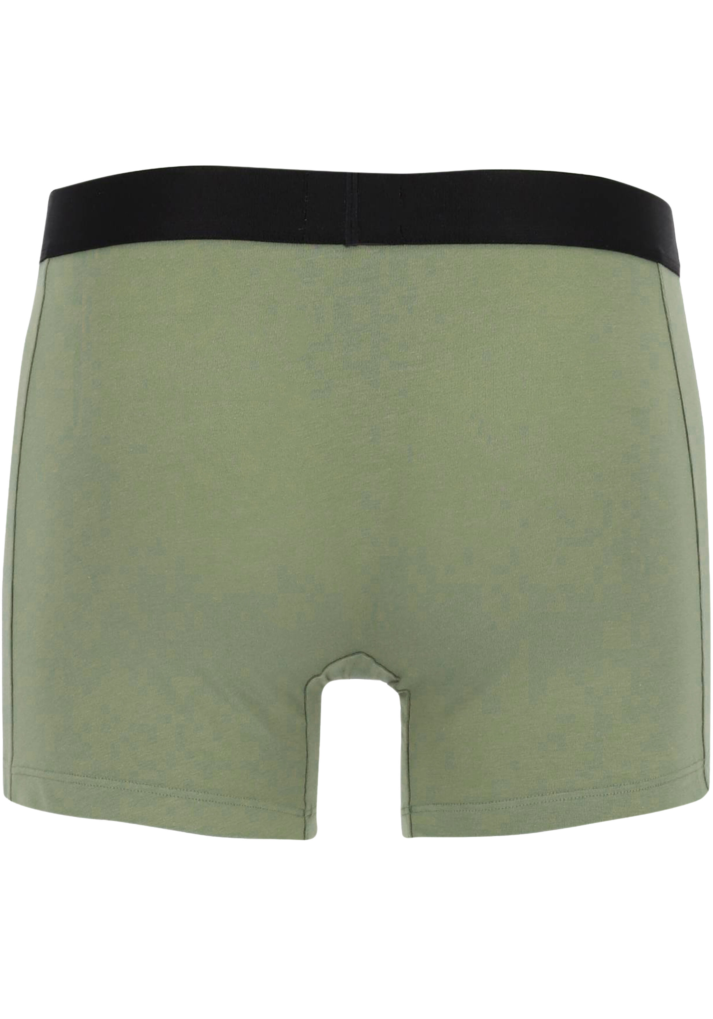 HUGO BOSS ONE boxer briefs (3-pack), heren boxers normale lengte, bruin, groen en zwart