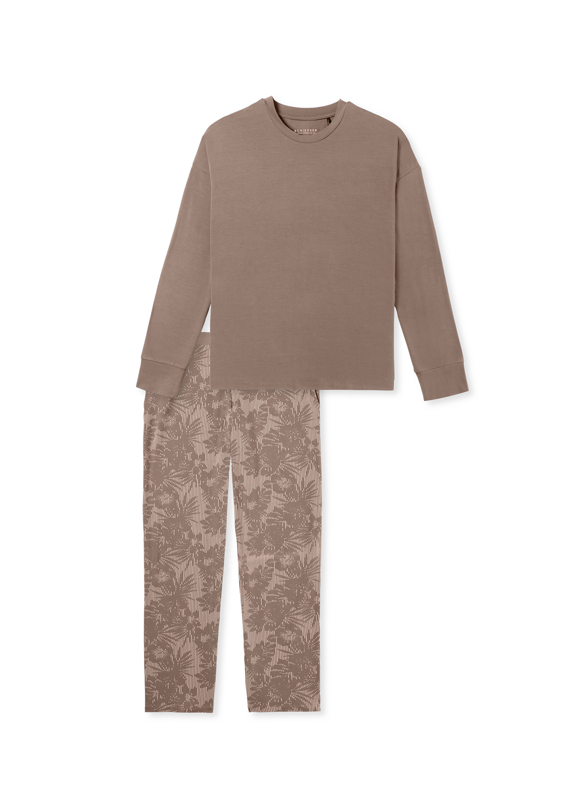 image_2_181226-407_2_1280x1280 SCHIESSER selected! premium inspiration pyjamaset, dames pyjama van lange klei