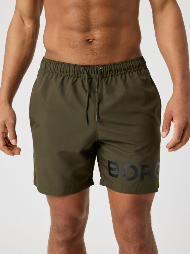 Bjorn Borg Swim Shorts, heren zwembroek, groen