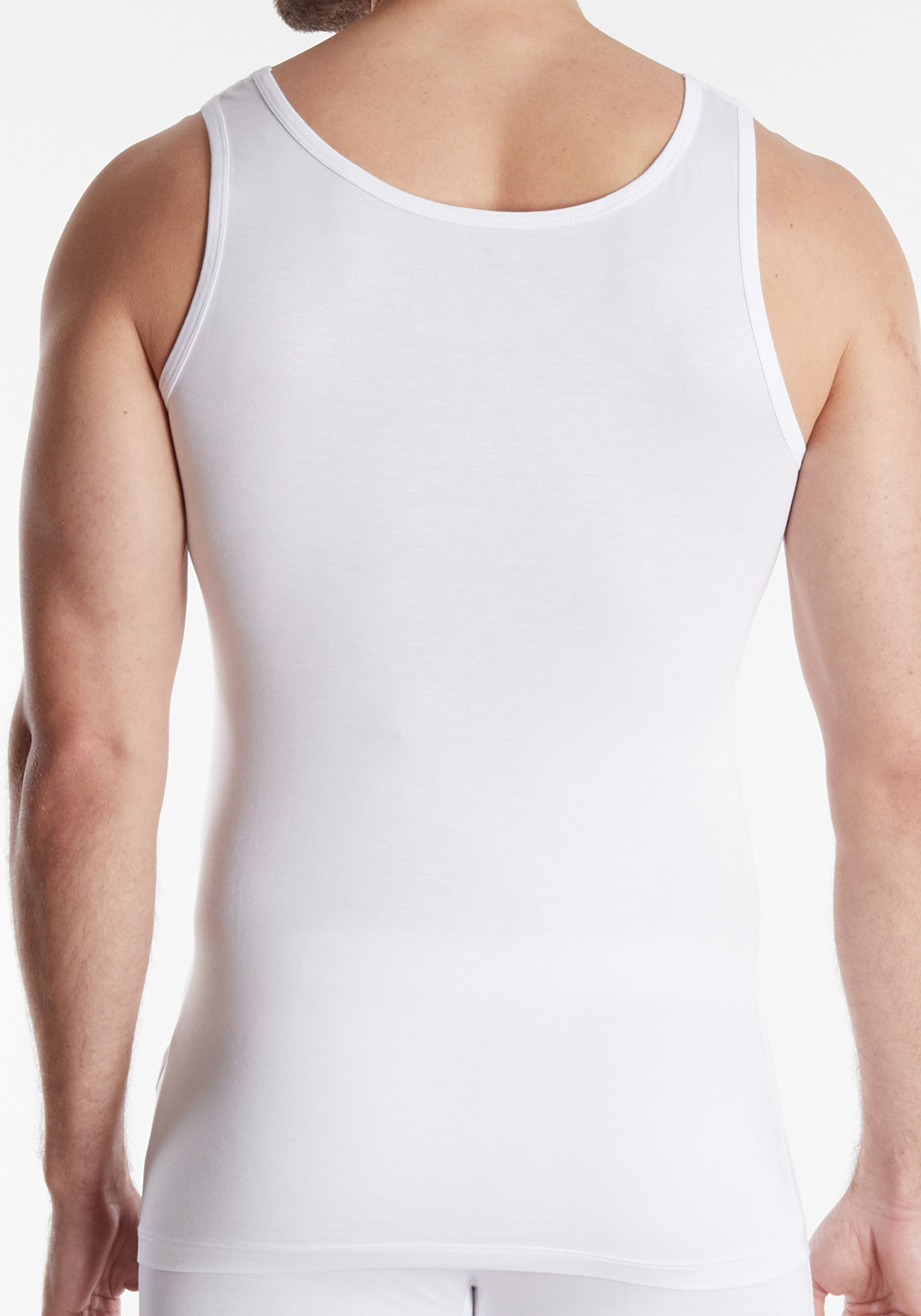 Gotzburg heren singlet O-hals (1-pack), wit