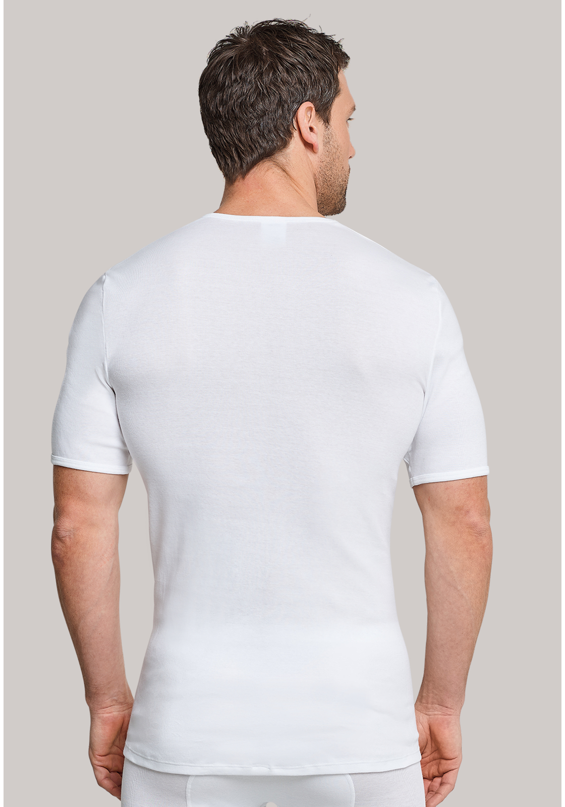 005122-100_achter SCHIESSER Original Feinripp T-shirt (1-pack), O-hals, wit