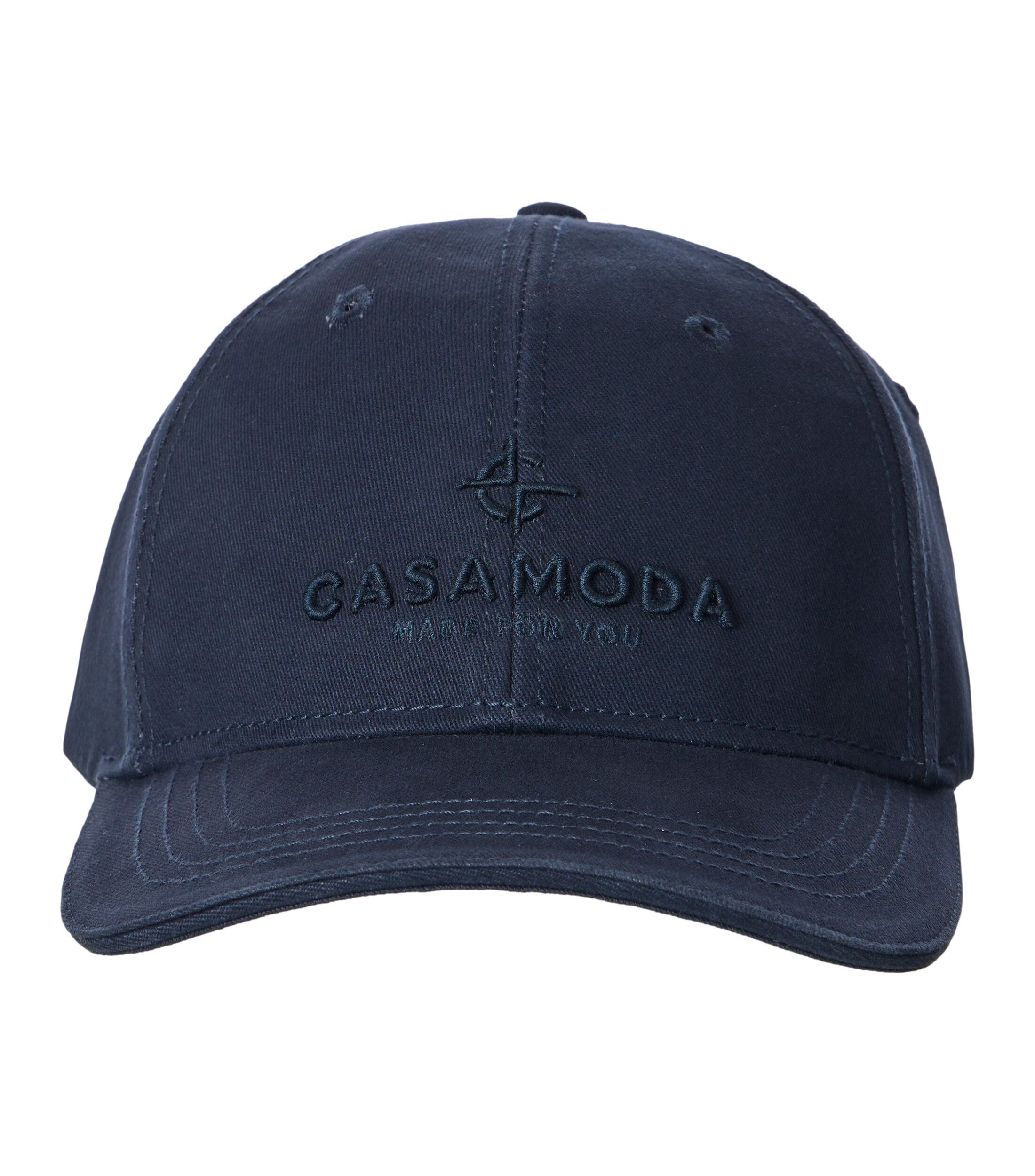 CASA MODA pet, blauw met wit en beige