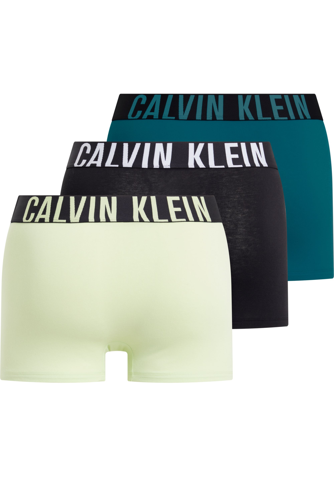 image_3_000NB3608AOG5_B_C4167wid2000amphei2000ampop_usm1710 Calvin Klein Trunk (3-pack), heren boxers normale lengte, zwart, zeegroen, limegroen