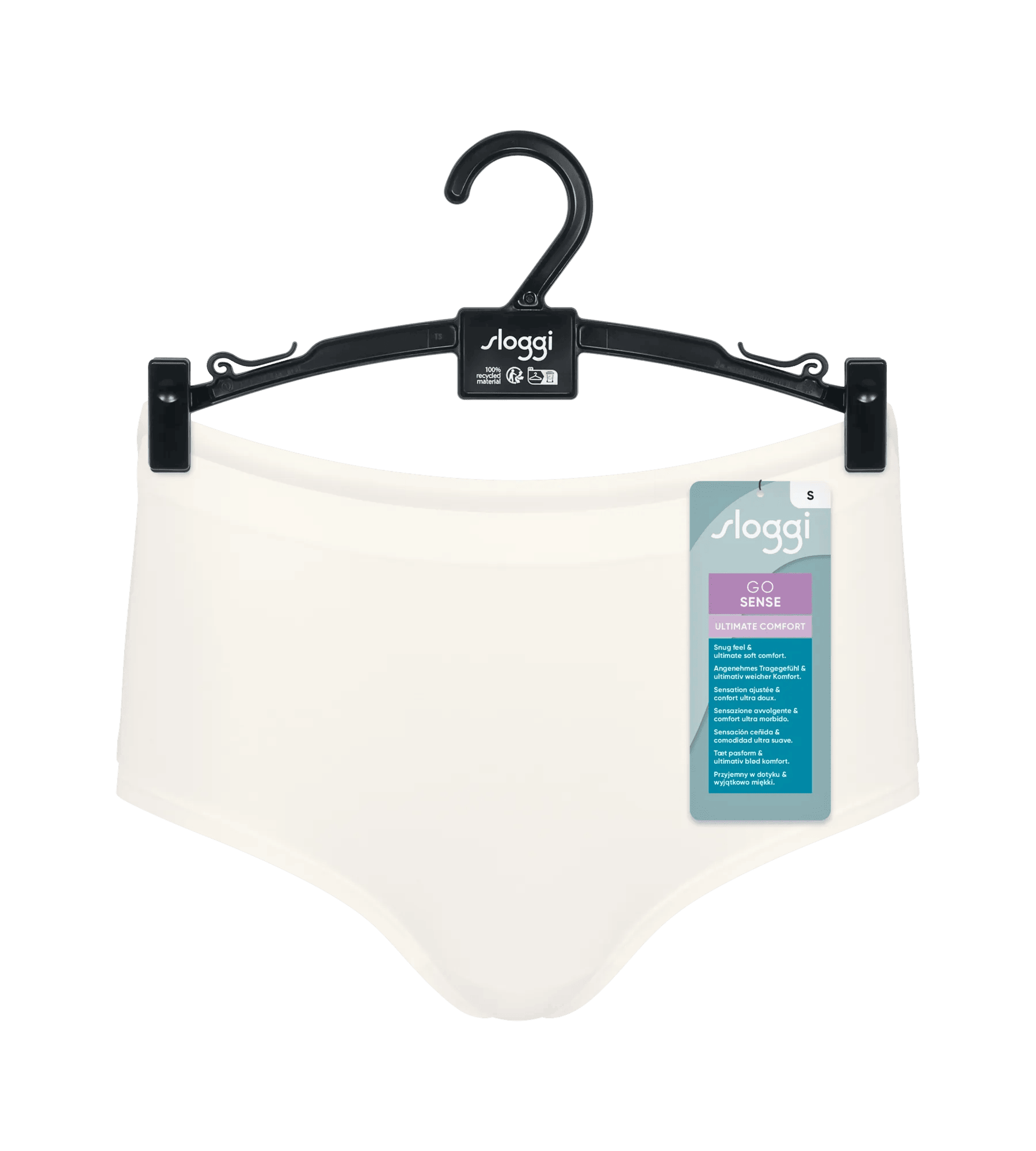 Sloggi Women GO Sense Highwaist (2-pack), dames slip, wit