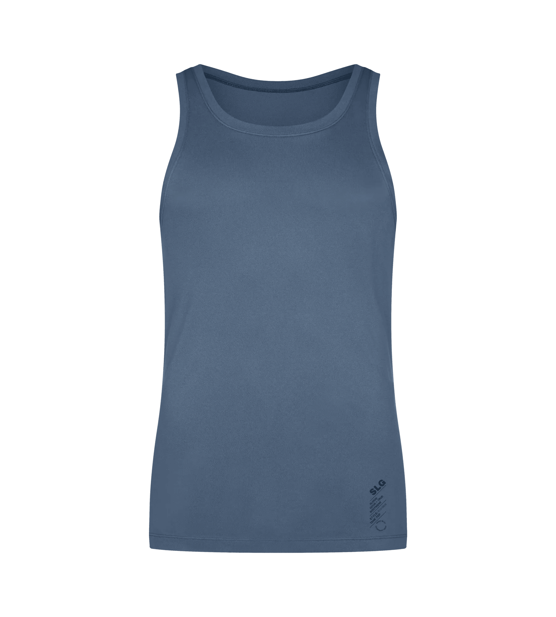 Sloggi Men SLG Base Soft Tank top, heren mouwloos T-shirt (1-pack), middenblauw