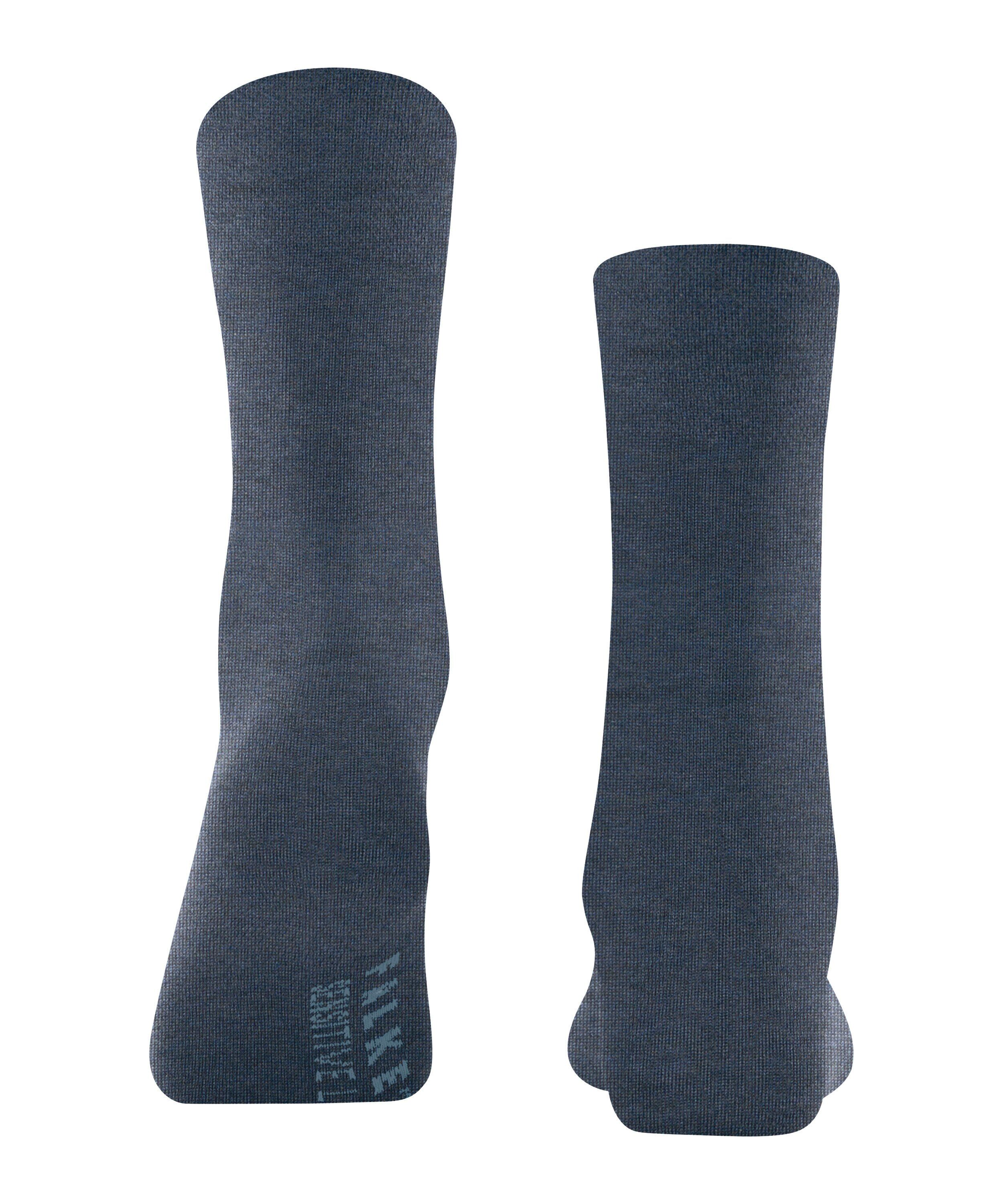 FALKE Sensitive London damessokken, blauw (dark blue melange)