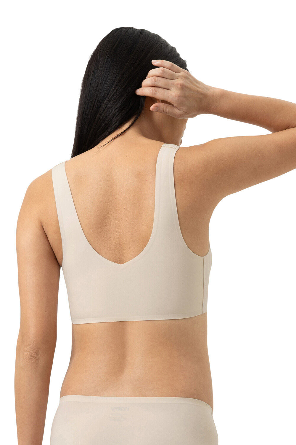 Mey dames bustier Invisibles, voorgevormde beugelloze bralette, beige