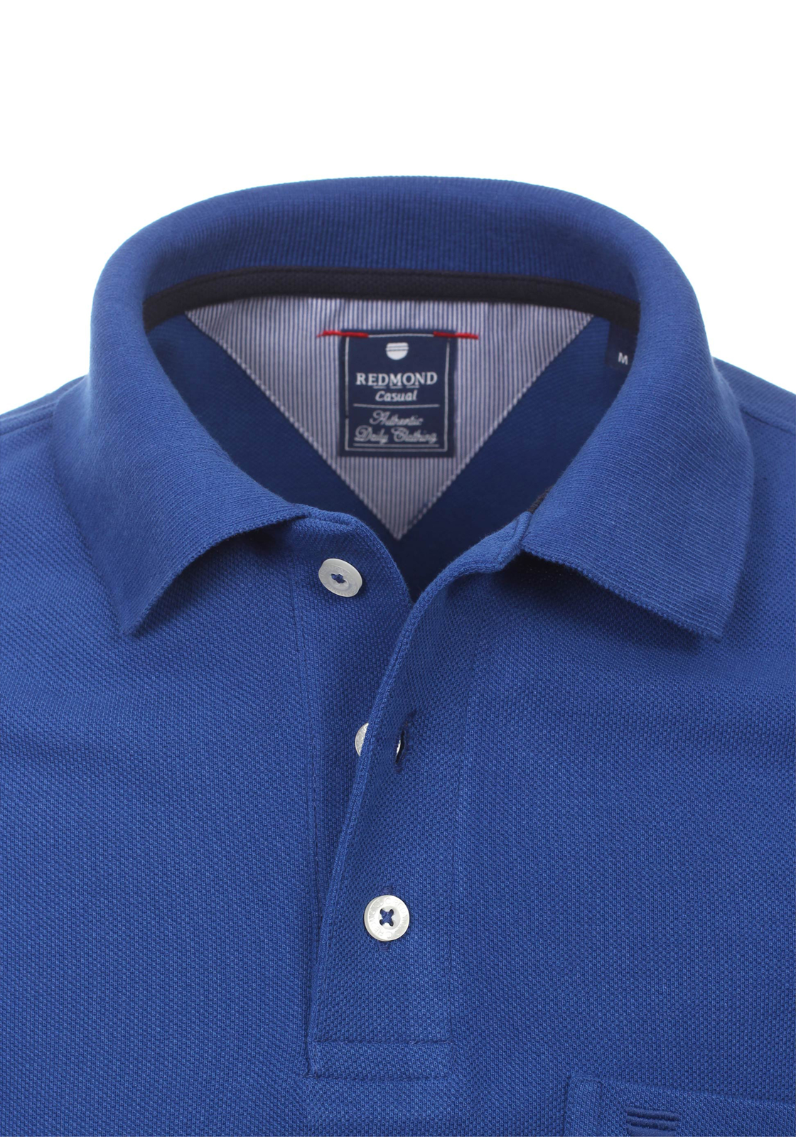 3-4049807207089-redmond-polo_HR Redmond regular fit poloshirt, kobalt blauw