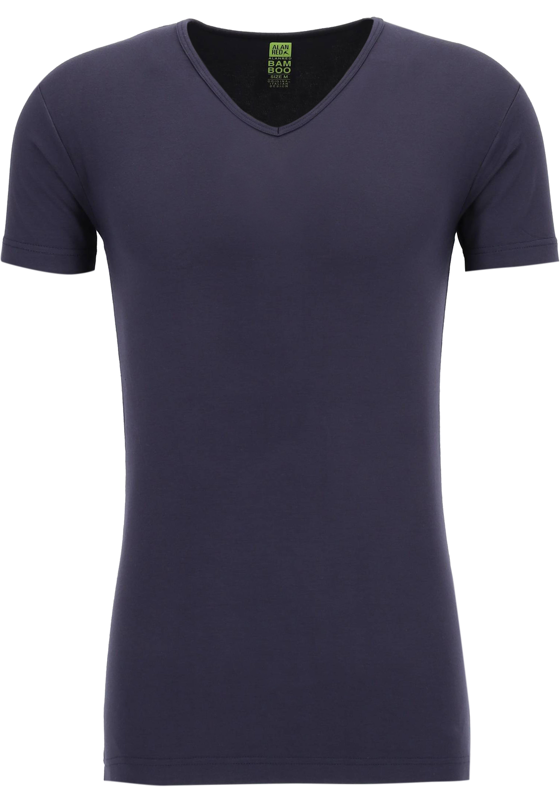 ALAN RED T-shirt Baltimora bamboo (1-pack), V-hals stretch, blauw ALAN RED T-shirt Baltimora bamboo (1-pack), V-hals stretch, blauw