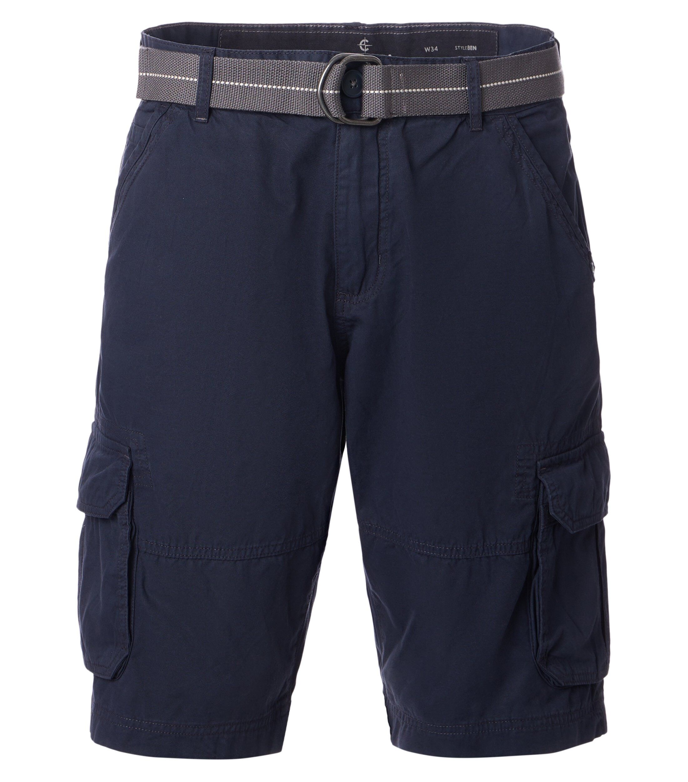 CASA MODA bermuda BEN, heren cargo korte broek, blauw