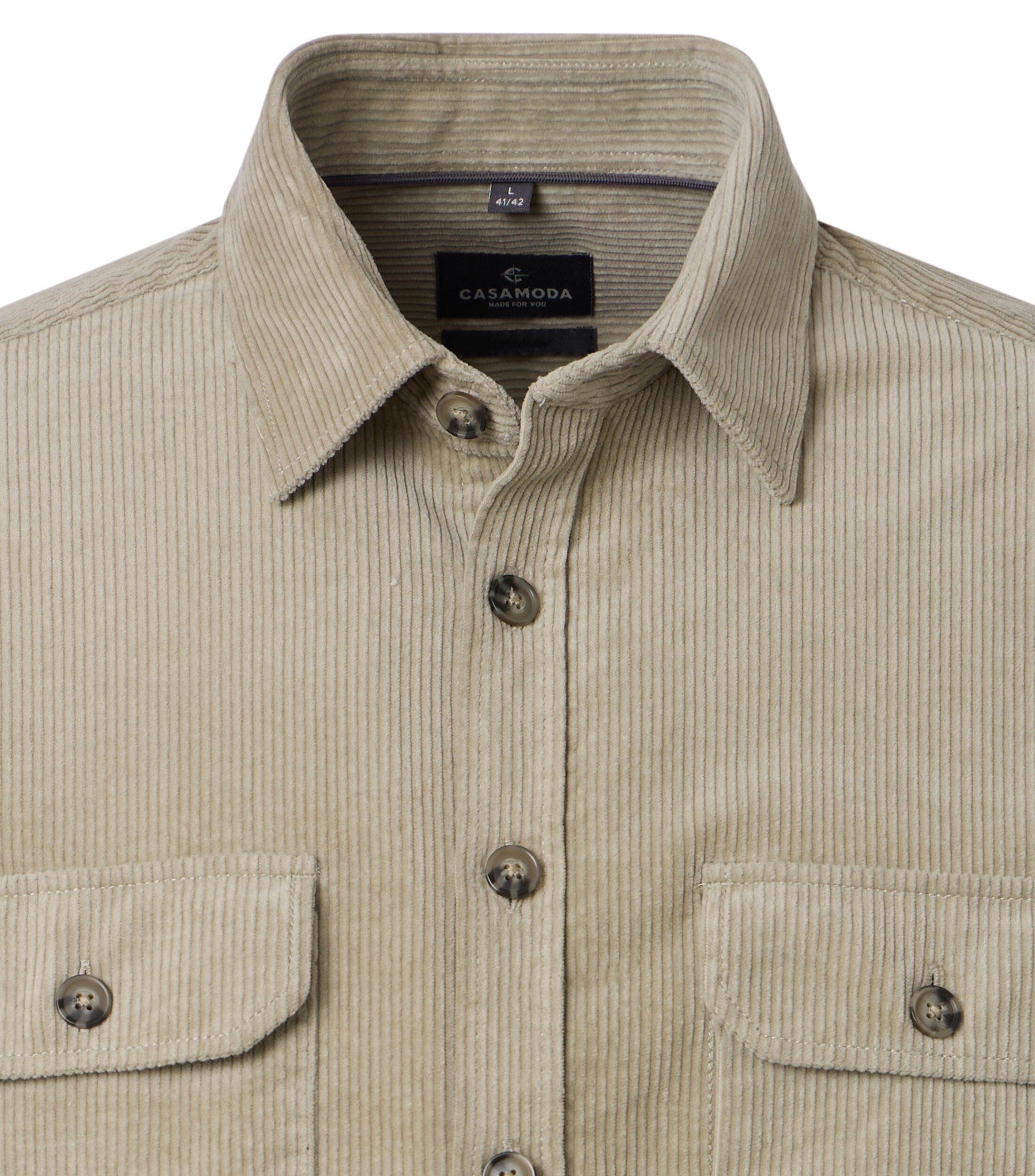 CASA MODA comfort fit overshirt, beige
