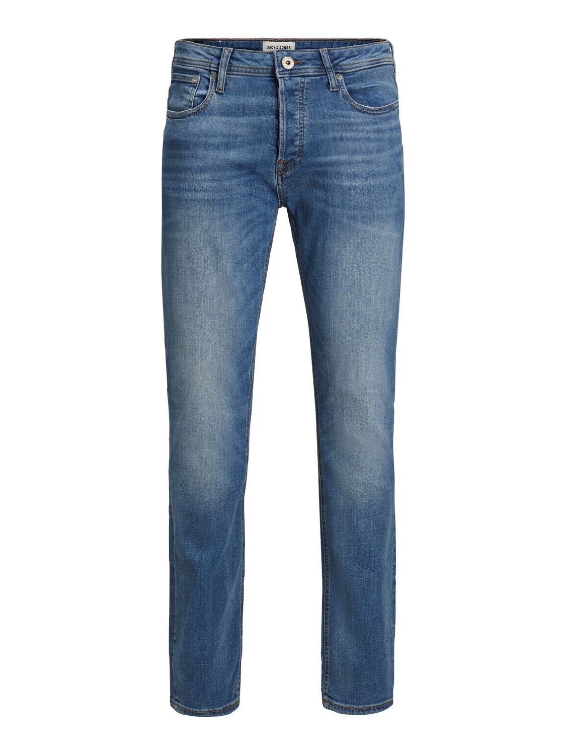 JACK & JONES Tim Original regular fit, heren jeans, denimblauw
