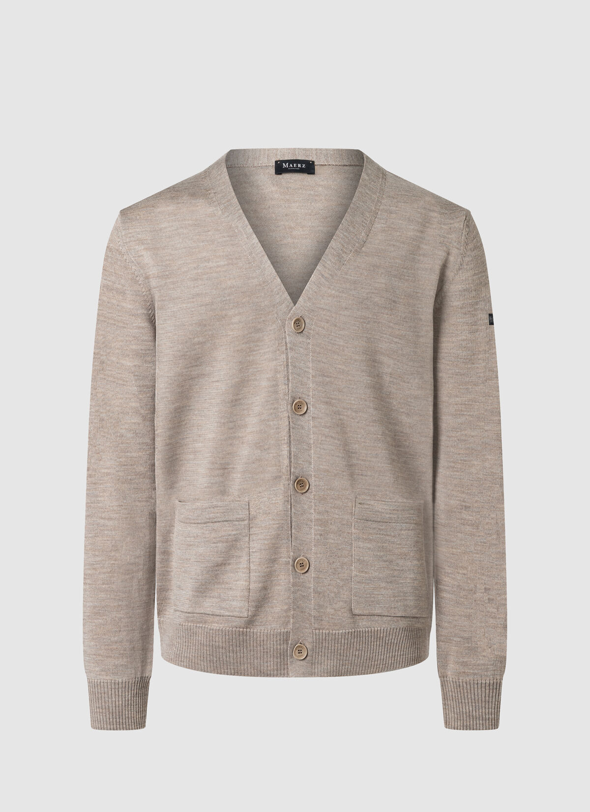MAERZ Regular Fit heren vest wol, beige