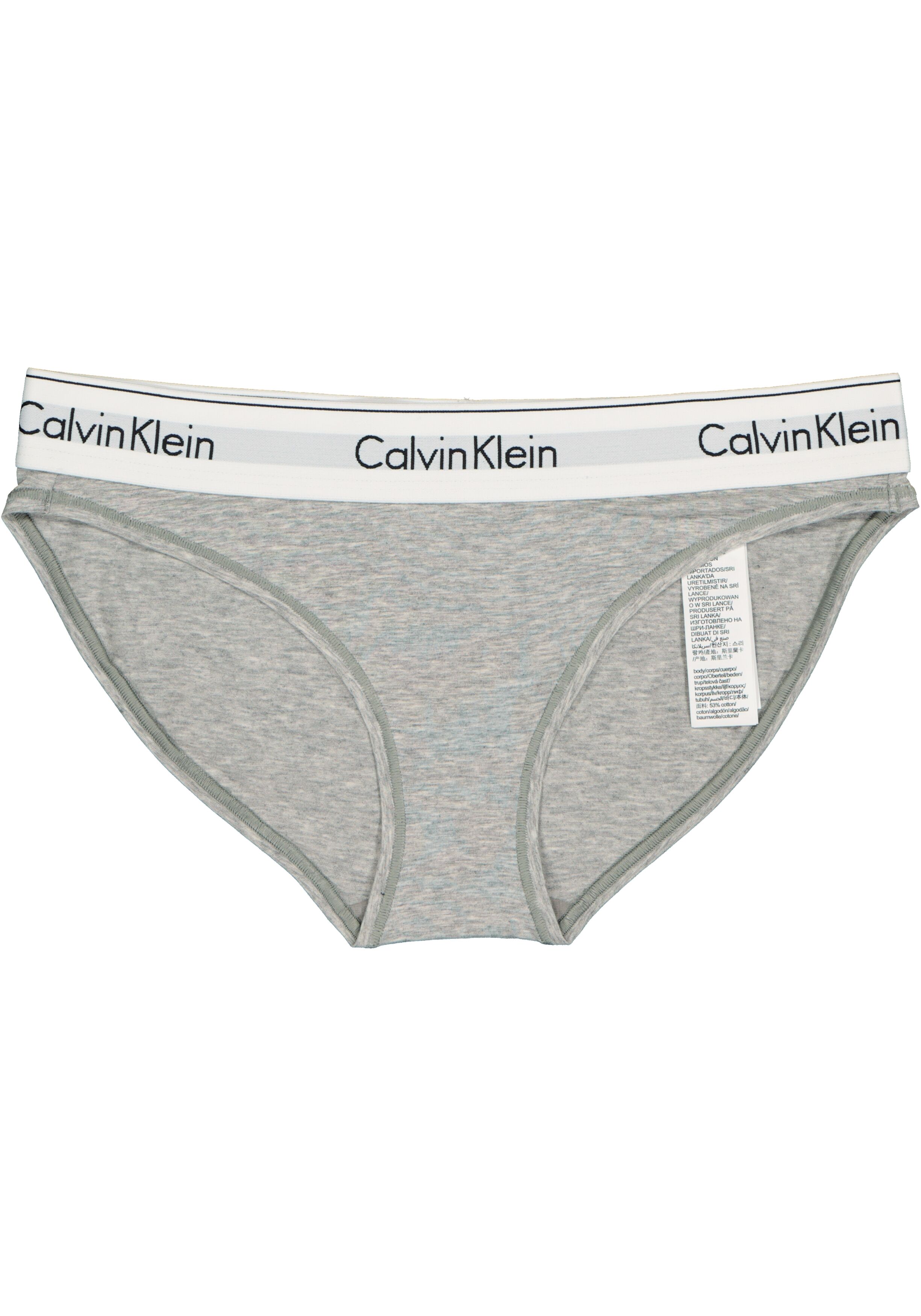 Calvin Klein dames Modern Cotton slip, grijs