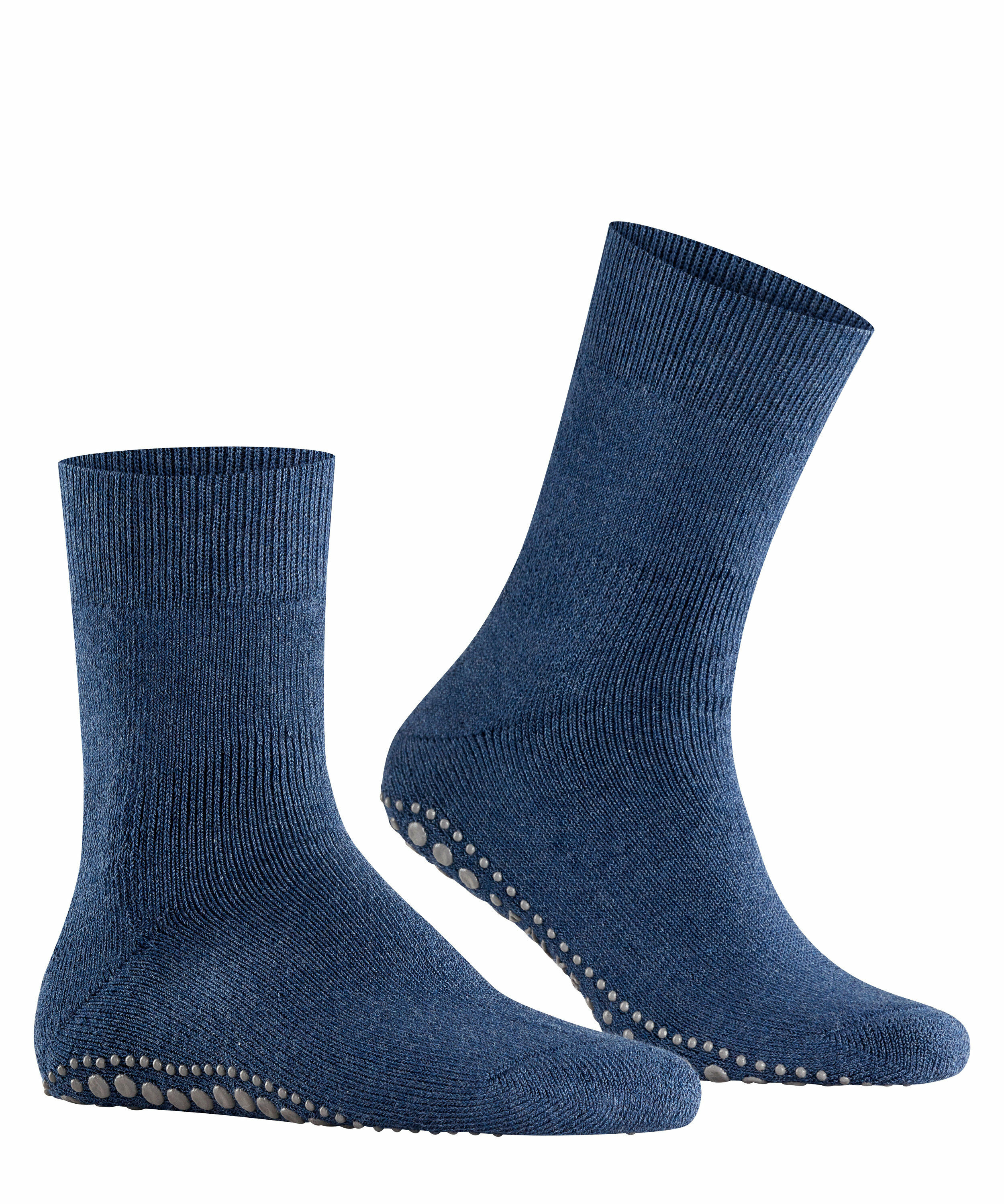 FALKE Homepads unisex huissokken, blauw (dark blue)